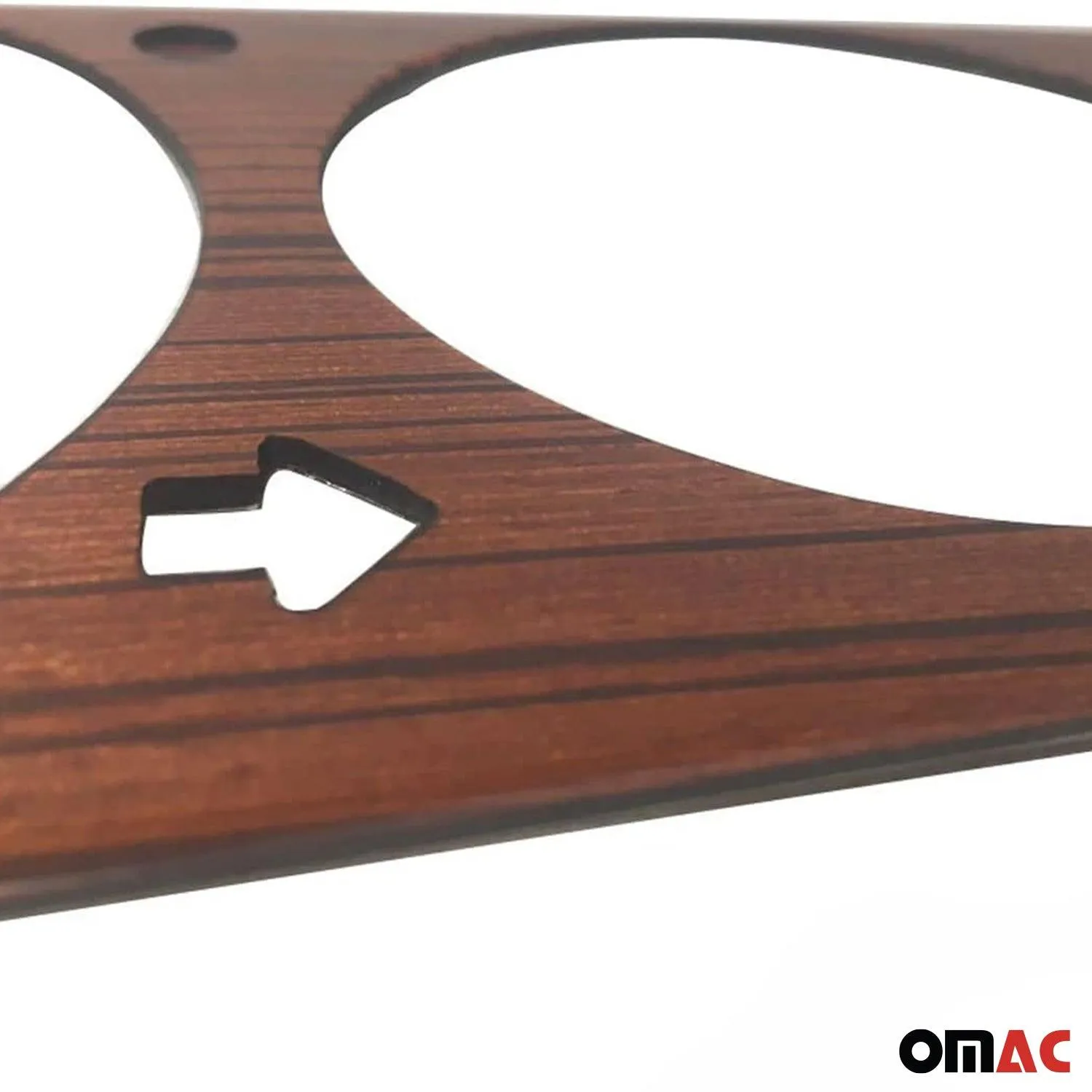 1991-1994 Mercedes E Class W124 Dash Speedometer Frame Wood Walnut 1Pc - Image 5