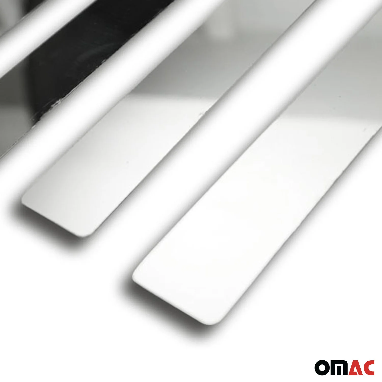 2014-2019 Chevrolet Silverado Crew Cab 1500/2500/3500 Crew Cab Side Door Molding Trim Stainless Steel Silver 4x - Image 9