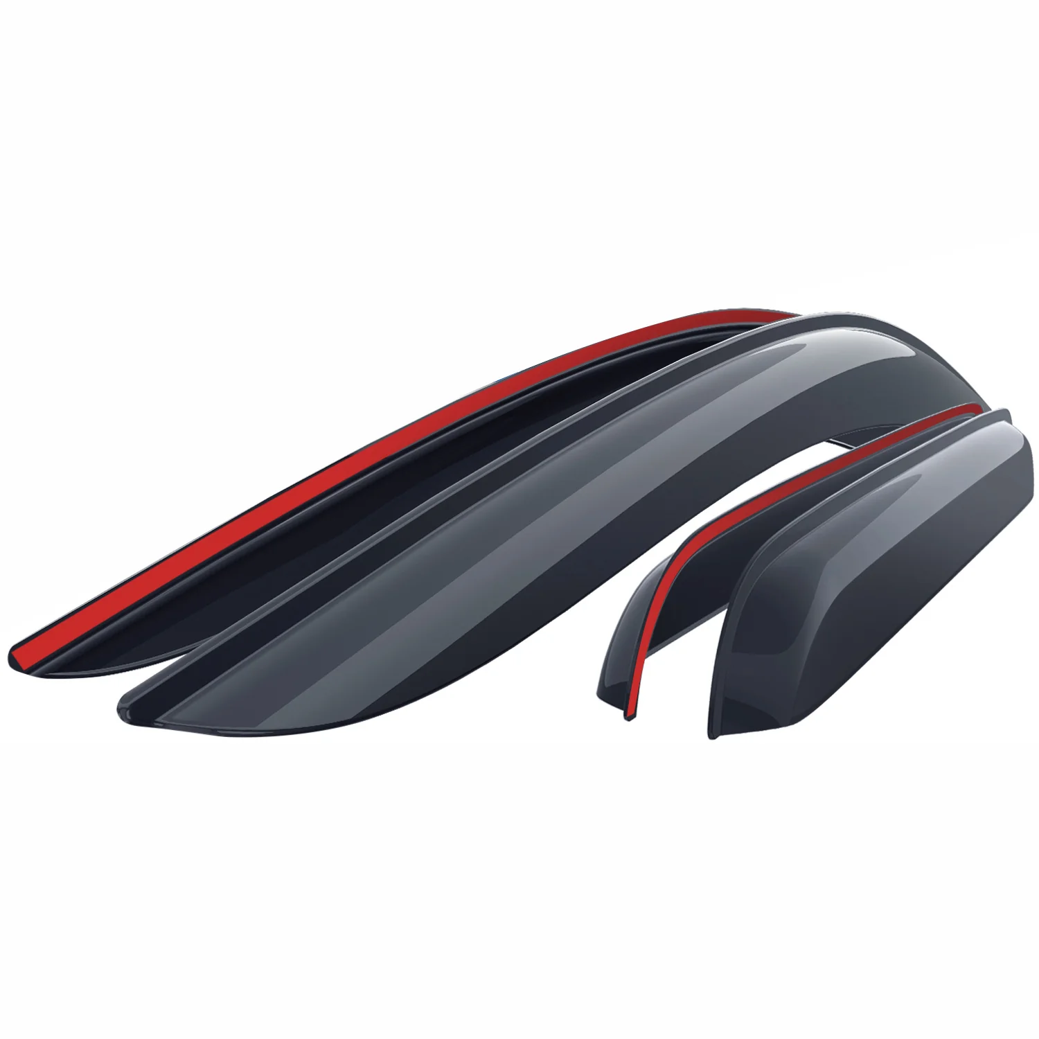 Goodyear Wind Deflectors for Mitsubishi ASX 2011-2024 Tape-On Premium Smoke 4x