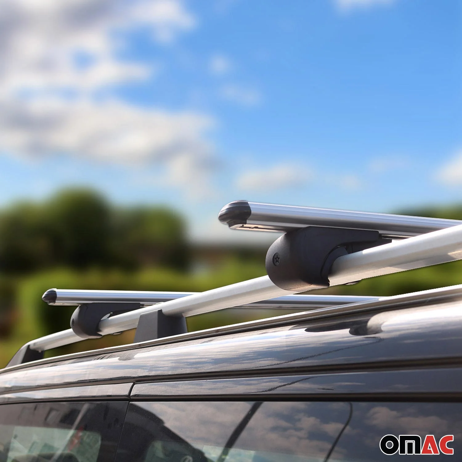 2010-2015 Hyundai Tucson Roof Rack Cross Bars Silver - Image 11
