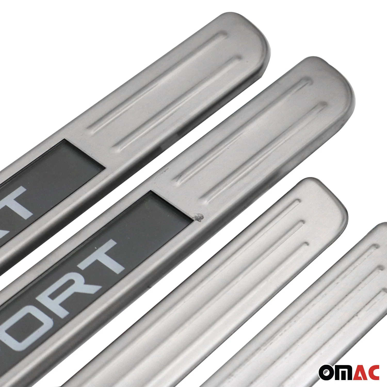 Dodge Door Sill Scuff Plate Illuminated Brushed Stainless Steel Brushed Silver 4Pcs - Image 8