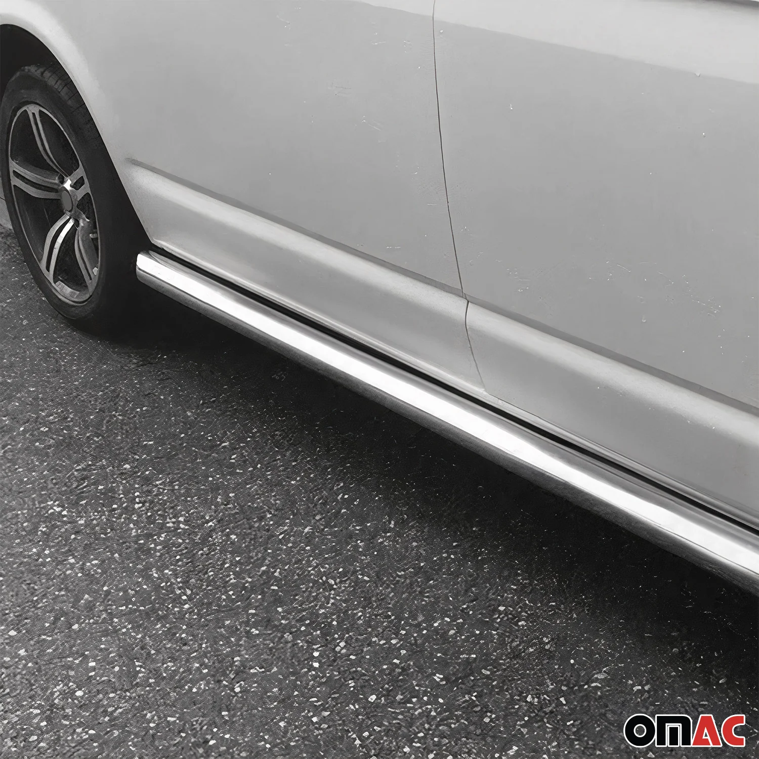 2011-2016 Jeep Compass Running Boards Side Steps Silver - Image 3