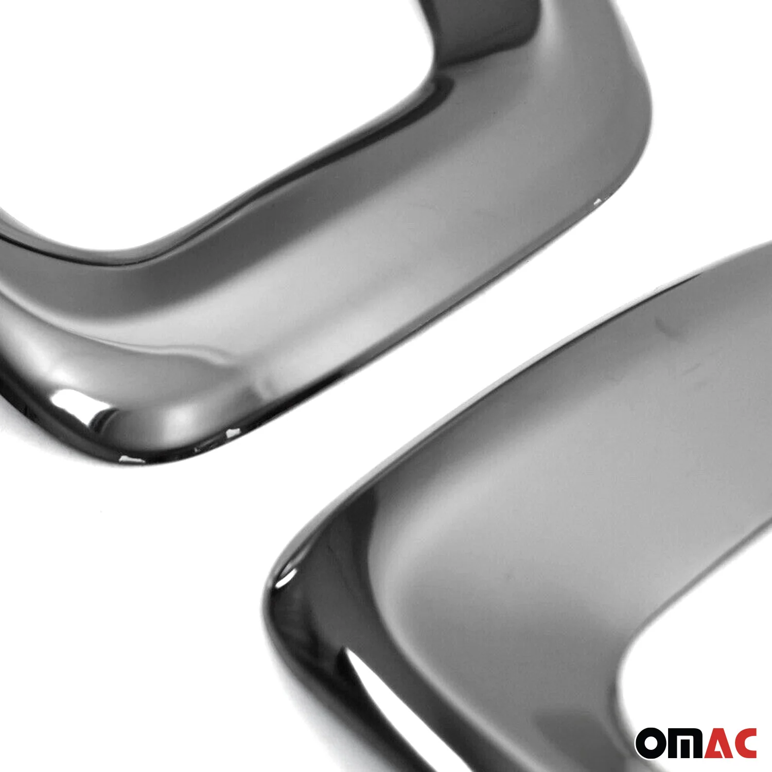 2015-2018 Jeep Renegade Fog Light Lamp Bezel Cover Steel Dark 2 Pcs - Image 7