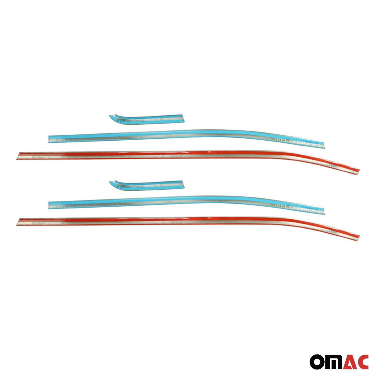 2015-2024 Jeep Renegade Window Molding Trim Streamer Steel Dark 6 Pcs - Image 5