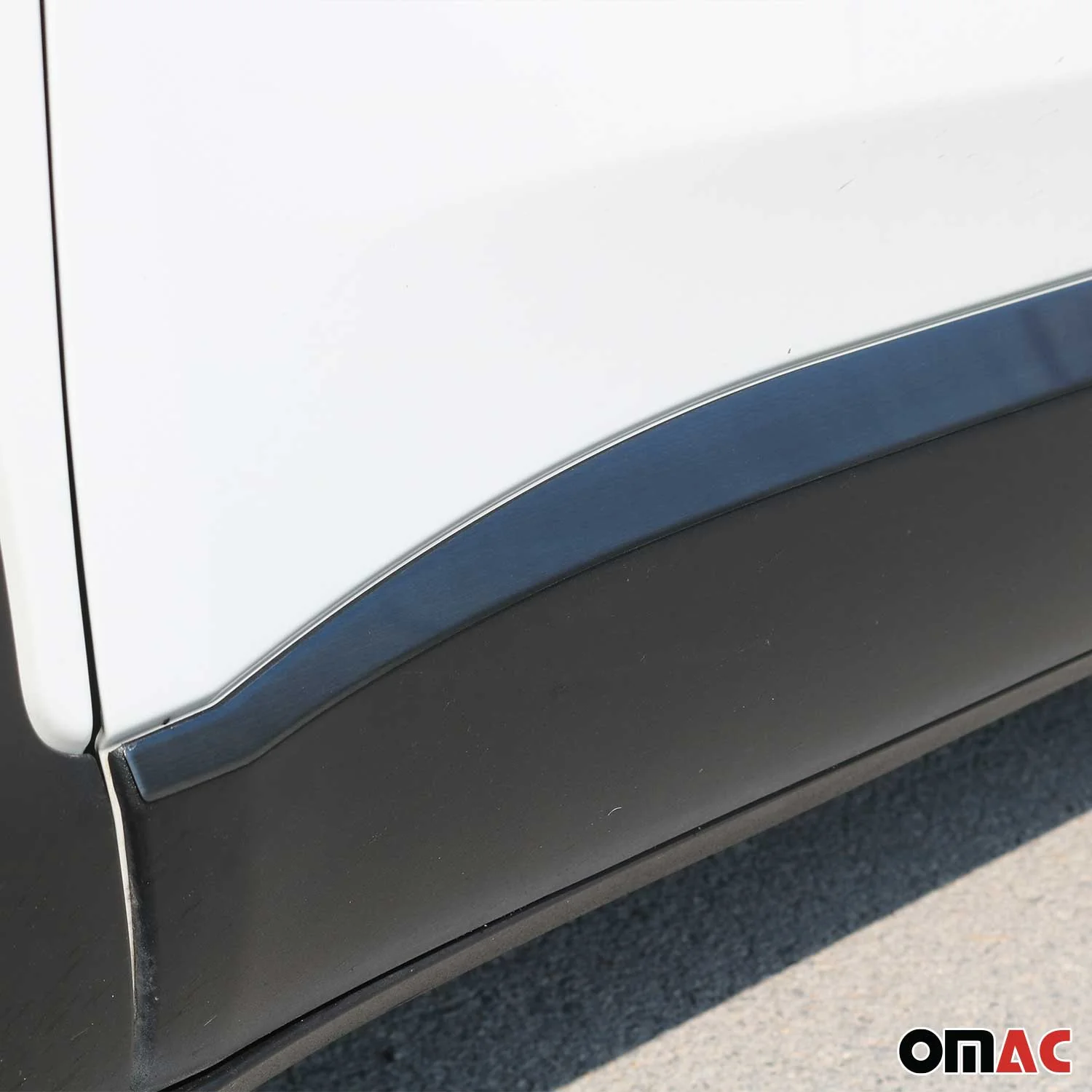 2015-2024 Jeep Renegade Side Door Molding Trim Brushed Steel Dark - Image 6