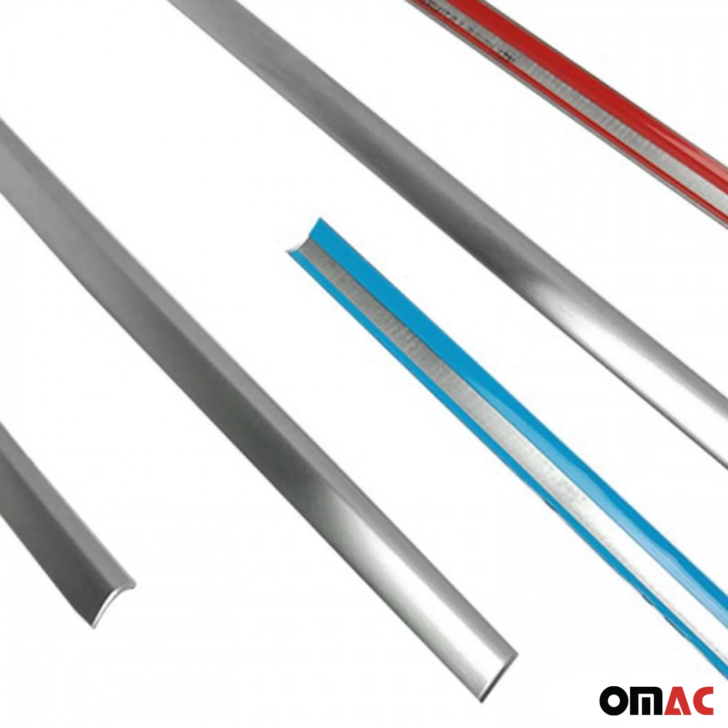 2015-2024 Jeep Renegade Window Molding Trim Streamer Brushed Steel Silver 6x - Image 7