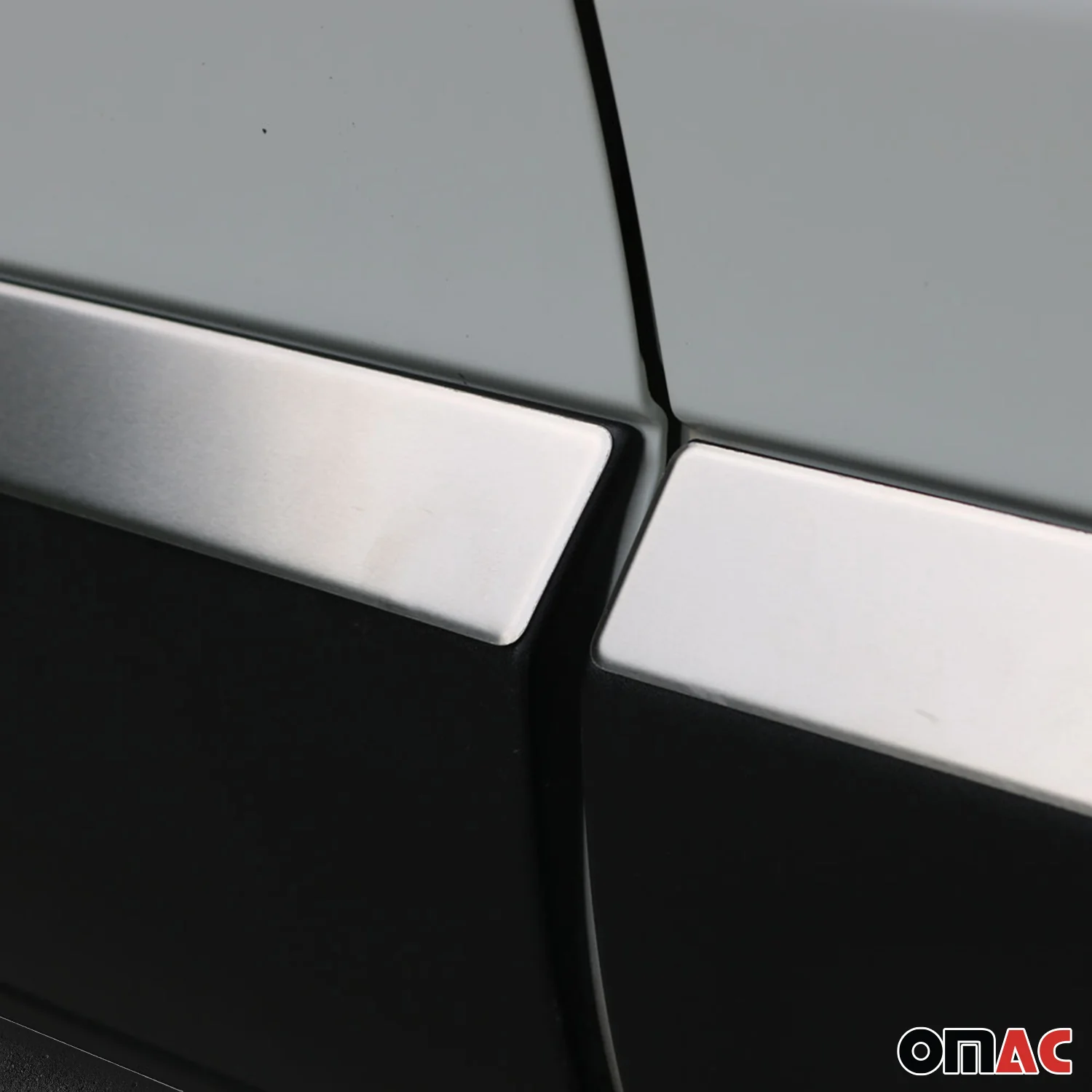 2015-2024 Jeep Renegade Side Door Molding Trim Brushed Steel Silver 4x - Image 6