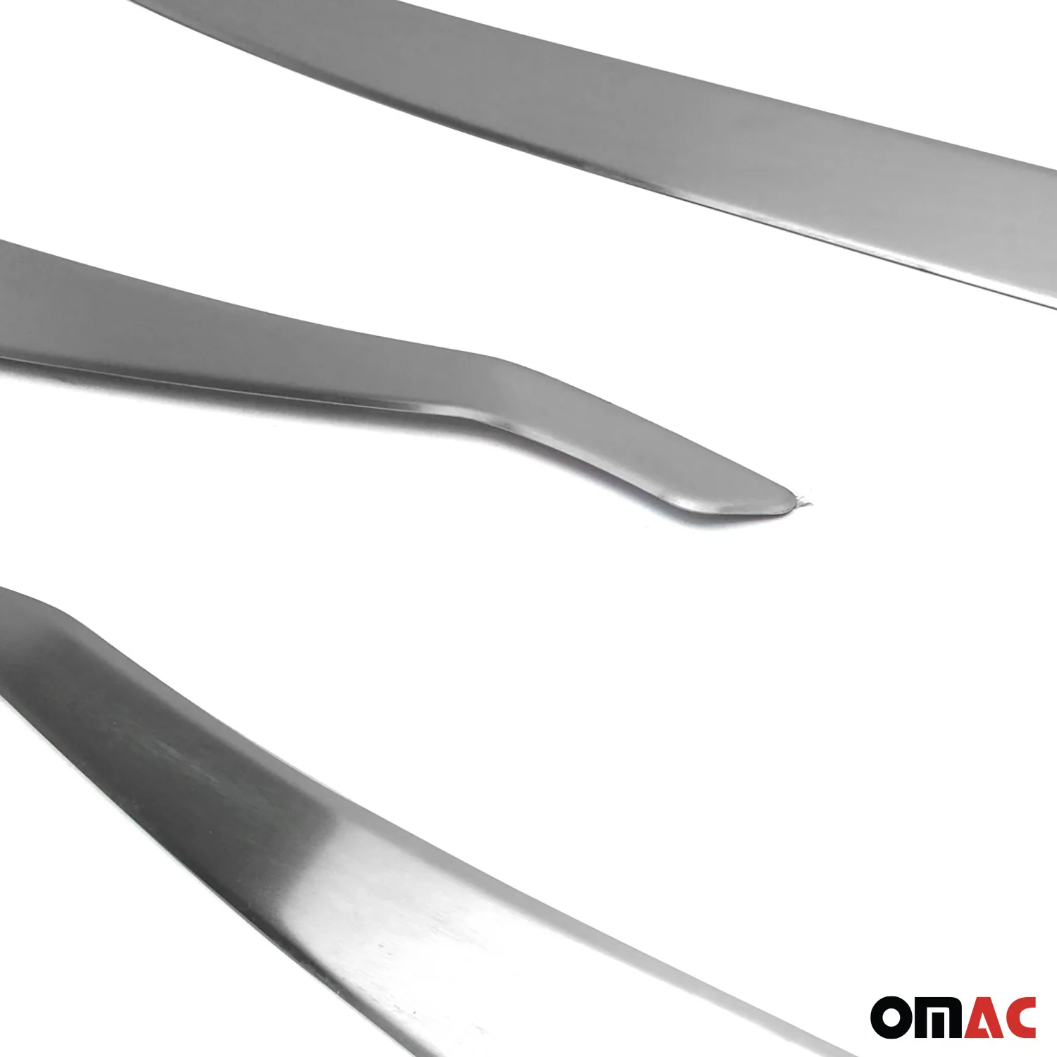 2015-2024 Jeep Renegade Side Door Molding Trim Brushed Steel Silver 4x - Image 7