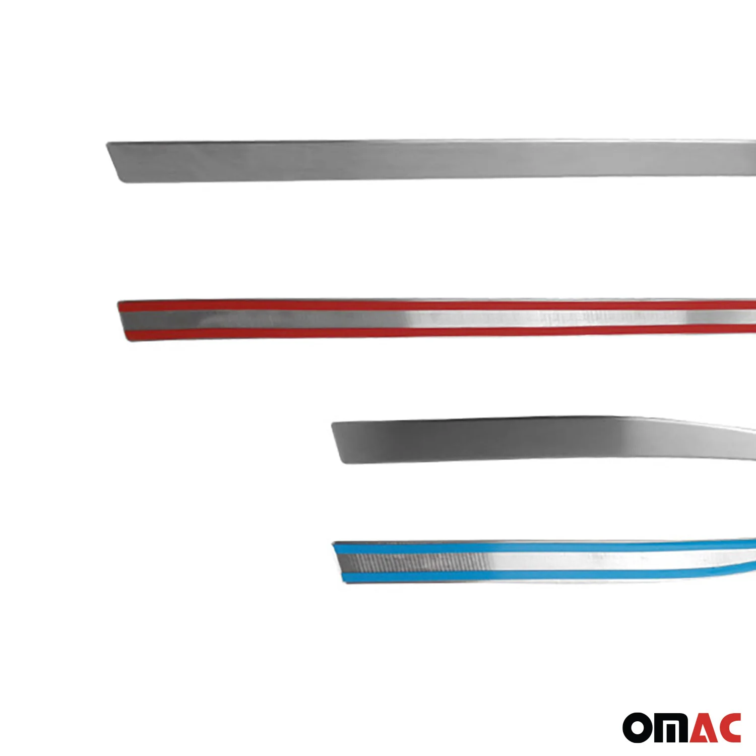 2015-2024 Jeep Renegade Side Door Molding Trim Brushed Steel Silver 4x - Image 9