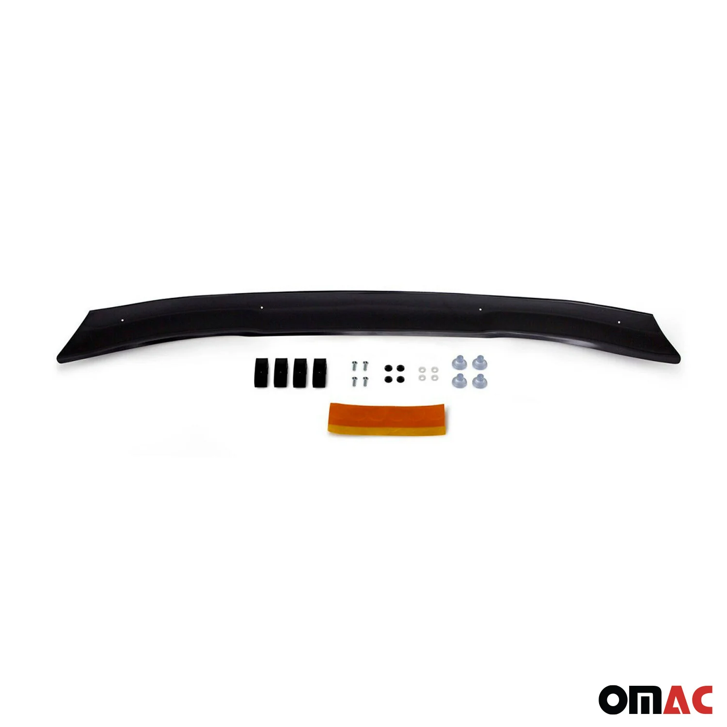2015-2023 Jeep Renegade Front Bug Shield Hood Deflector Guard Black Smoke - Image 6