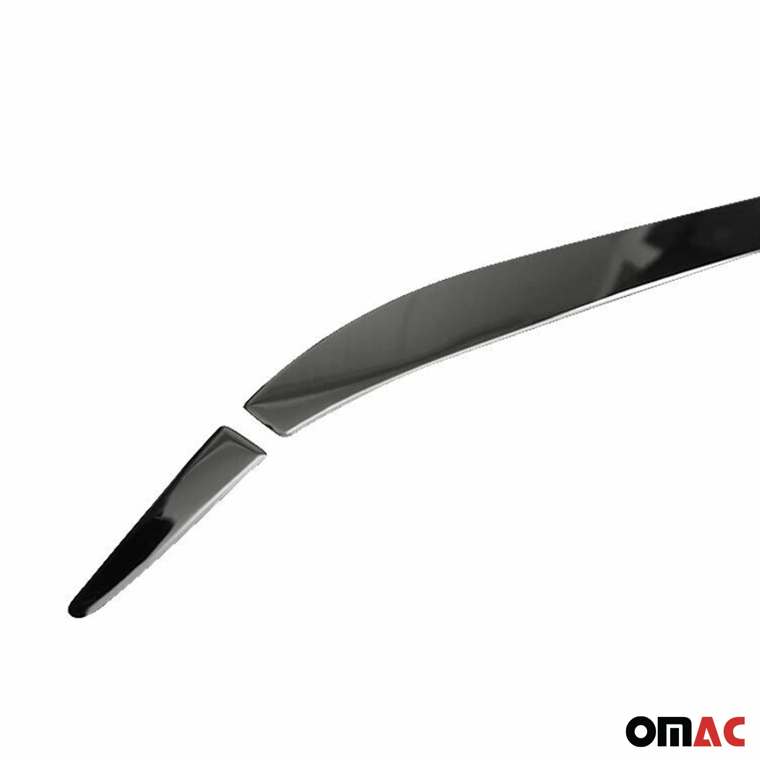 2015-2018 Jeep Renegade Rear Trunk Molding Trim Stainless Steel Dark 3 Pcs - Image 8