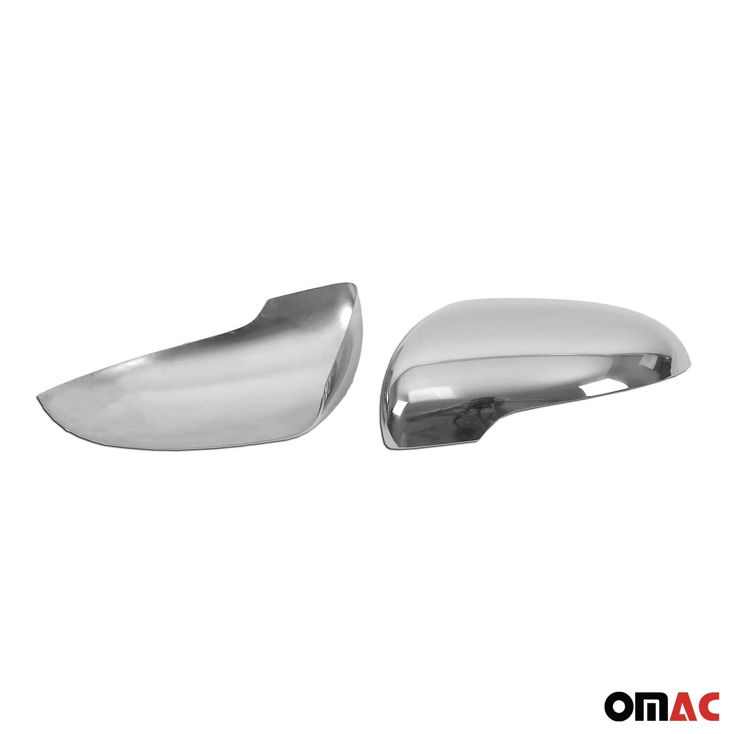 2016-2020 Kia Sorento Side Mirror Cover Caps Stainless Steel Silver 2 Pcs - Image 6