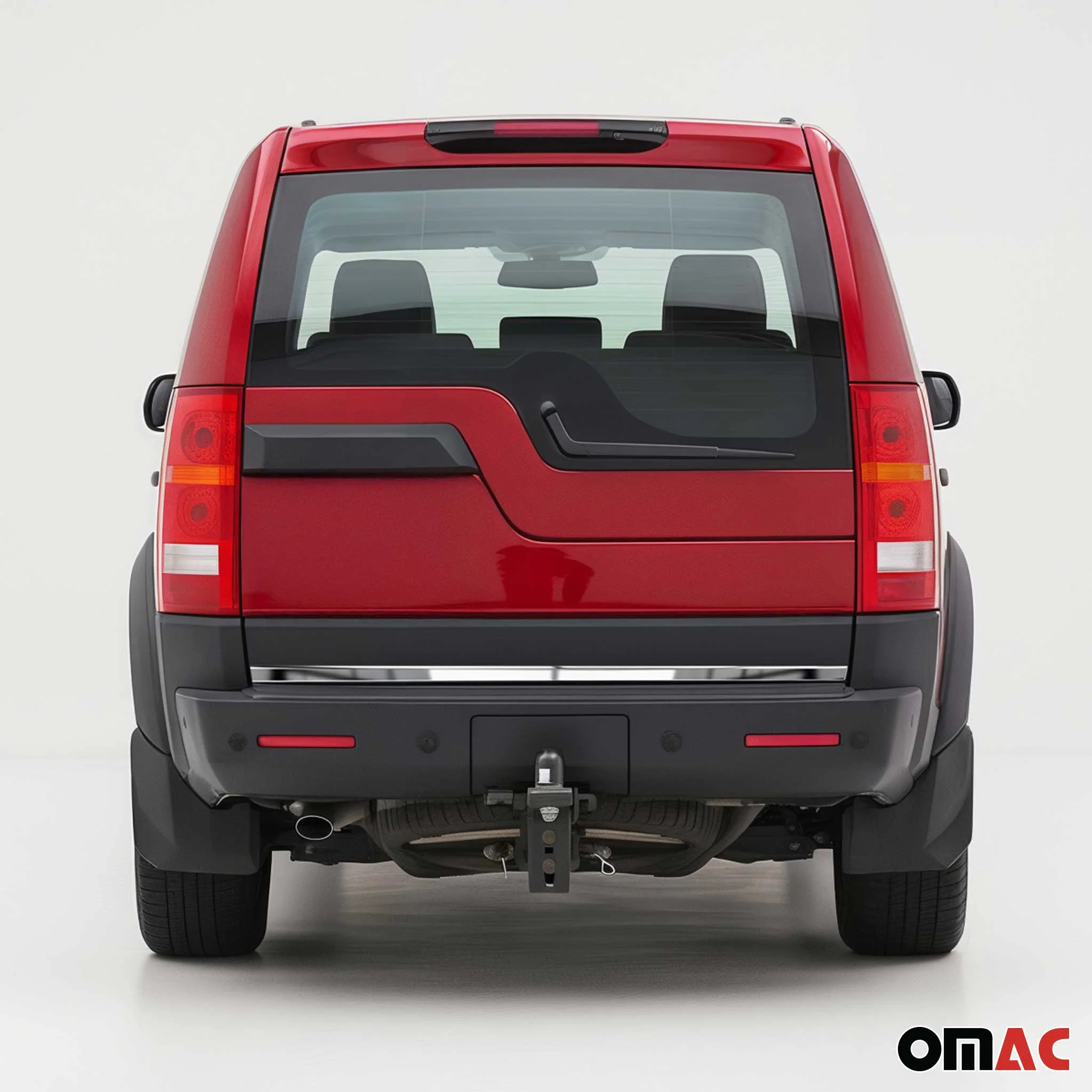 2005-2009 Land Rover LR3 Rear Trunk Molding Trim Stainless Steel Silver 1Pc - Image 3