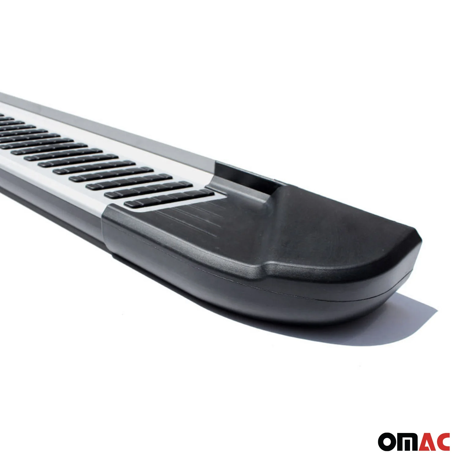 2008-2015 Land Rover LR2 Running Boards Side Steps Silver & Black - Image 10