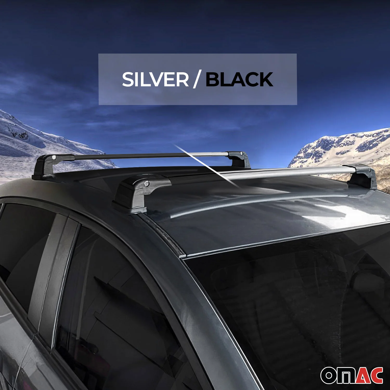 2013-2019 Ford Escape Roof Rack Cross Bars Silver - Image 7