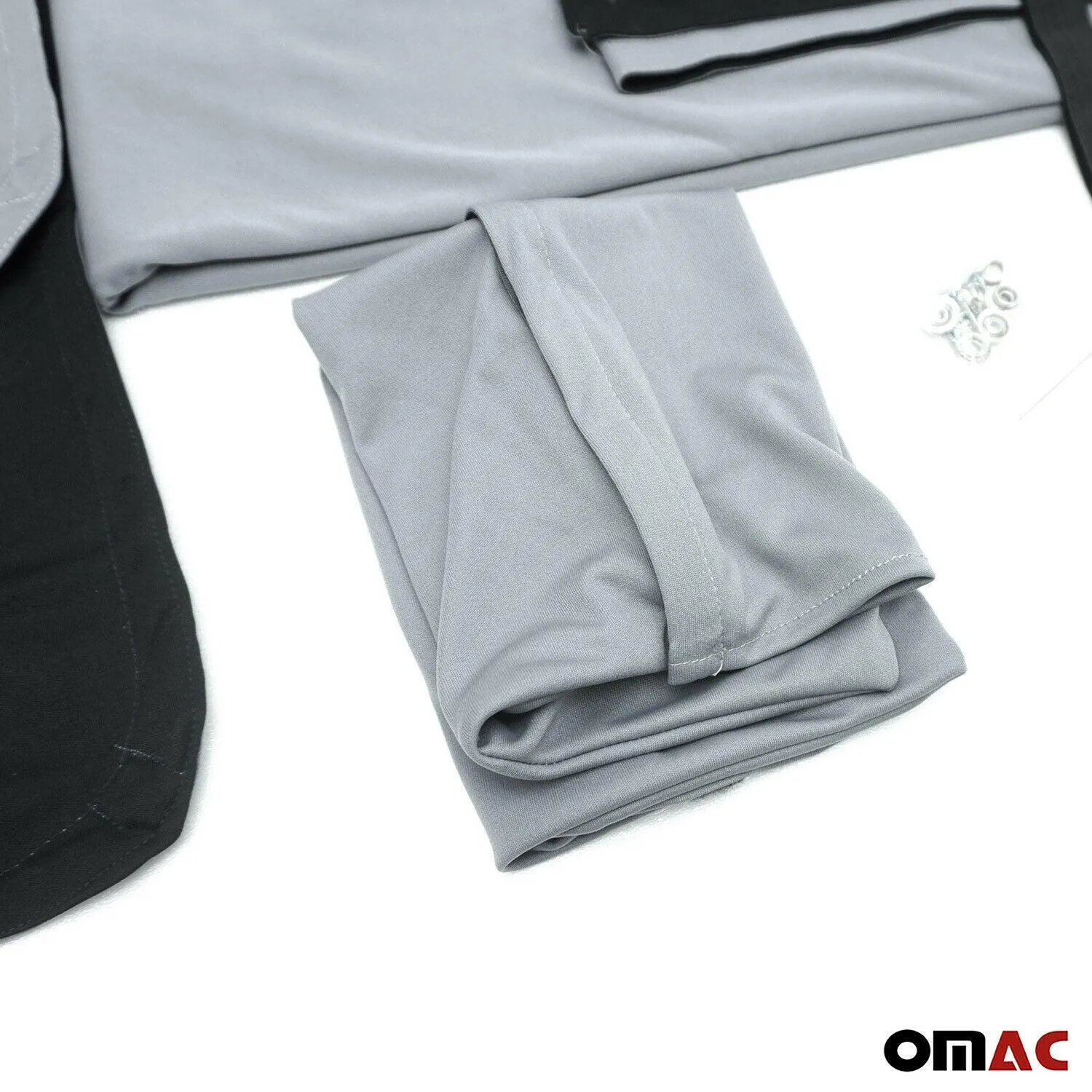 1993-2003 VW Eurovan Magnetic Window Curtains UV Protection Grey Black 3Pcs - Image 10