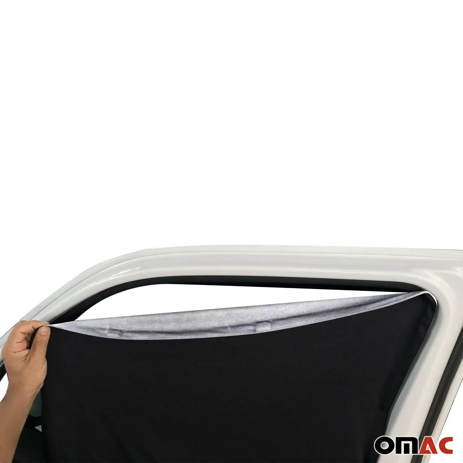 1993-2003 VW Eurovan Magnetic Window Curtains UV Protection Grey Black 3Pcs - Image 4