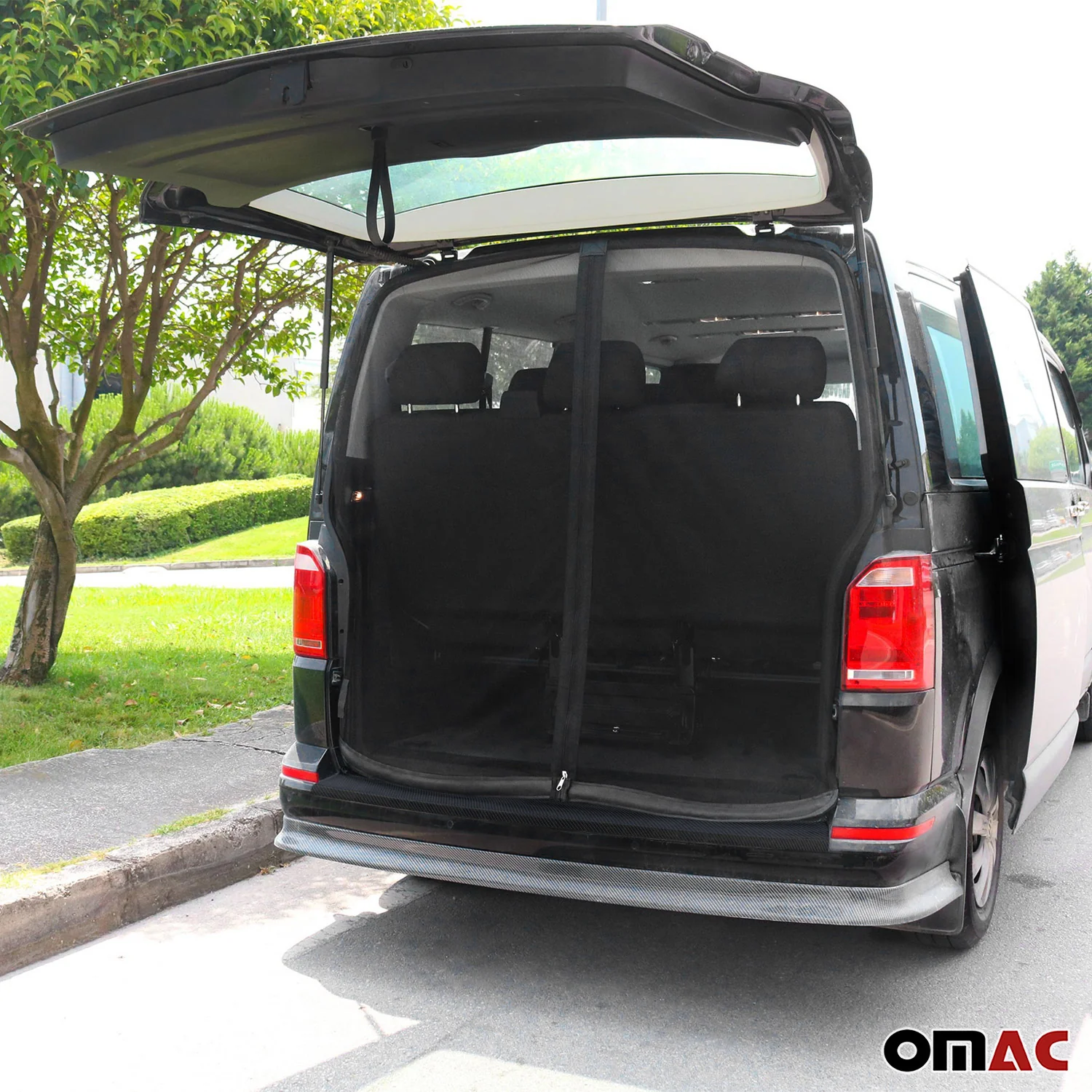 1980-1991 VW Vanagon Mosquito Net Bug Magnetic Screen Tailgate Black 1Pc - Image 8