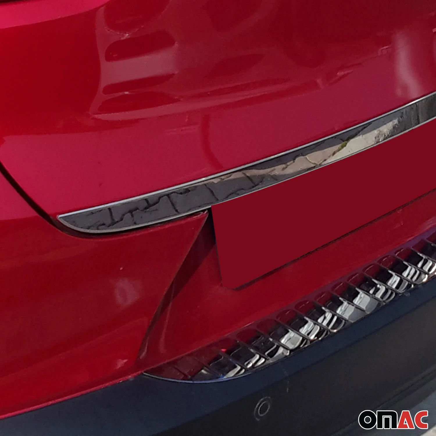 2016-2021 Mazda CX-3 Rear Trunk Molding Trim Stainless Steel Silver 1Pc - Image 5