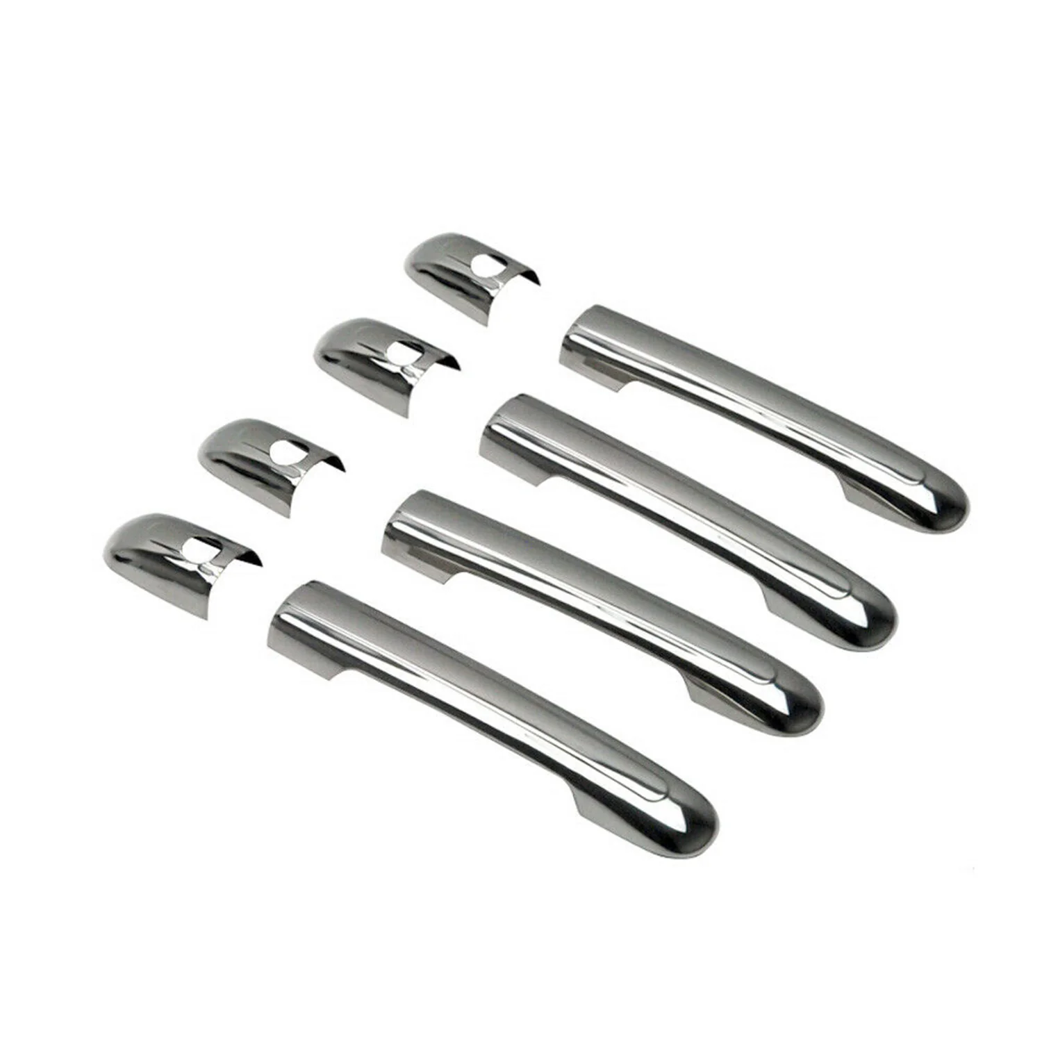 2003-2006 Dodge Sprinter Door Handle Cover Protector Stainless Steel 4 Pcs 2 Key Hole - Image 6