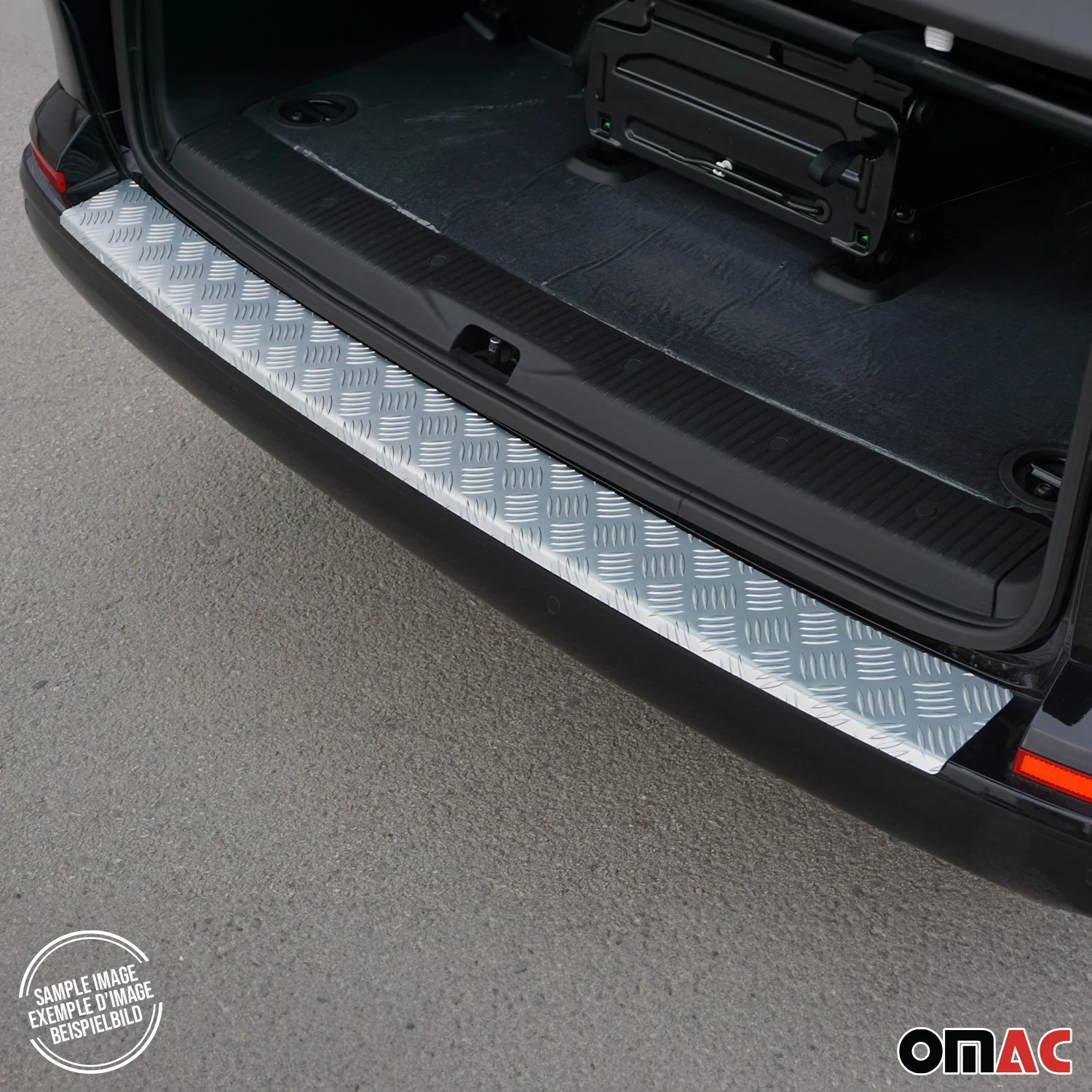 2016-2024 Mercedes Metris Rear Bumper Guard Aluminium Silver - Image 5