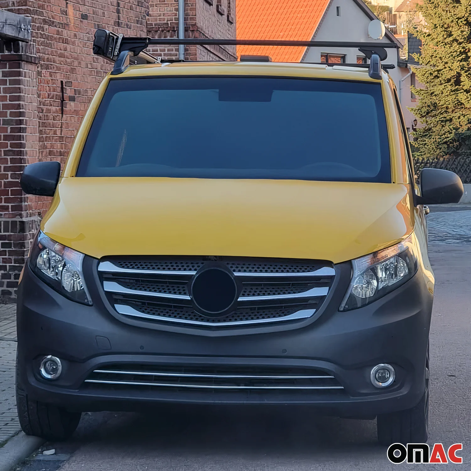 2016-2020 Mercedes Metris Front Bumper Grill Trim Molding Stainless Steel 5x - Image 2
