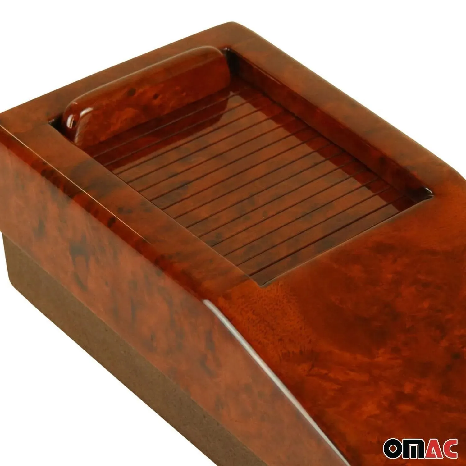 1988-1994 Mercedes E Class W124 Console Cassette Center Box Wood Walnut - Image 6