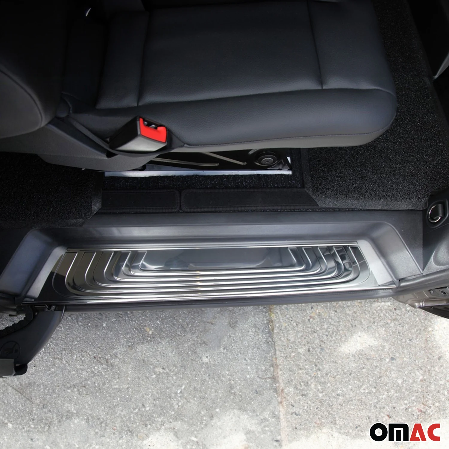 2016-2024 Mercedes Metris Door Sill Scuff Plate Scratch Protector Stainless Steel 3Pcs - Image 6