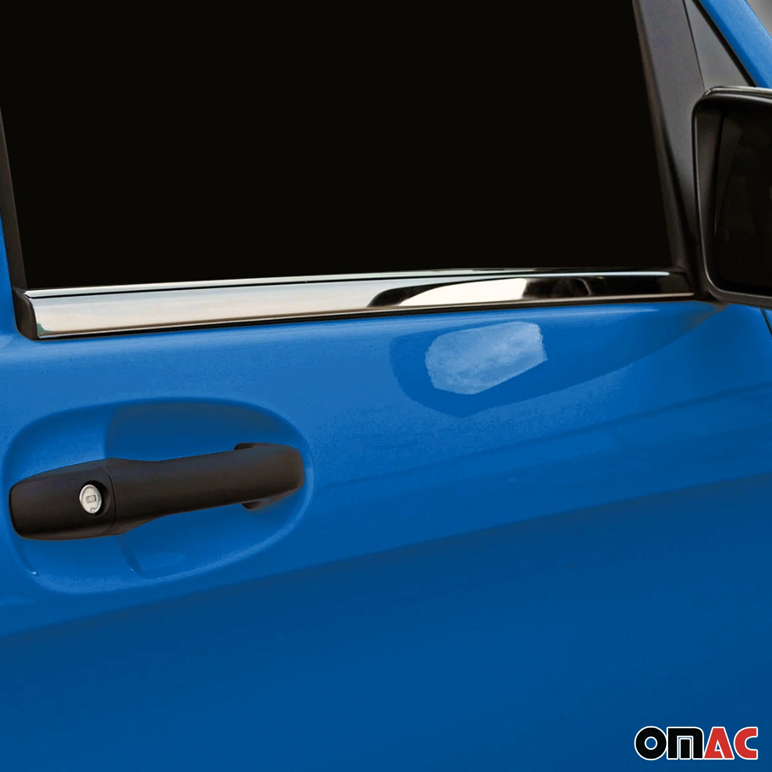 2016-2024 Mercedes Metris Window Molding Trim Streamer Stainless Steel 2Pcs - Image 3