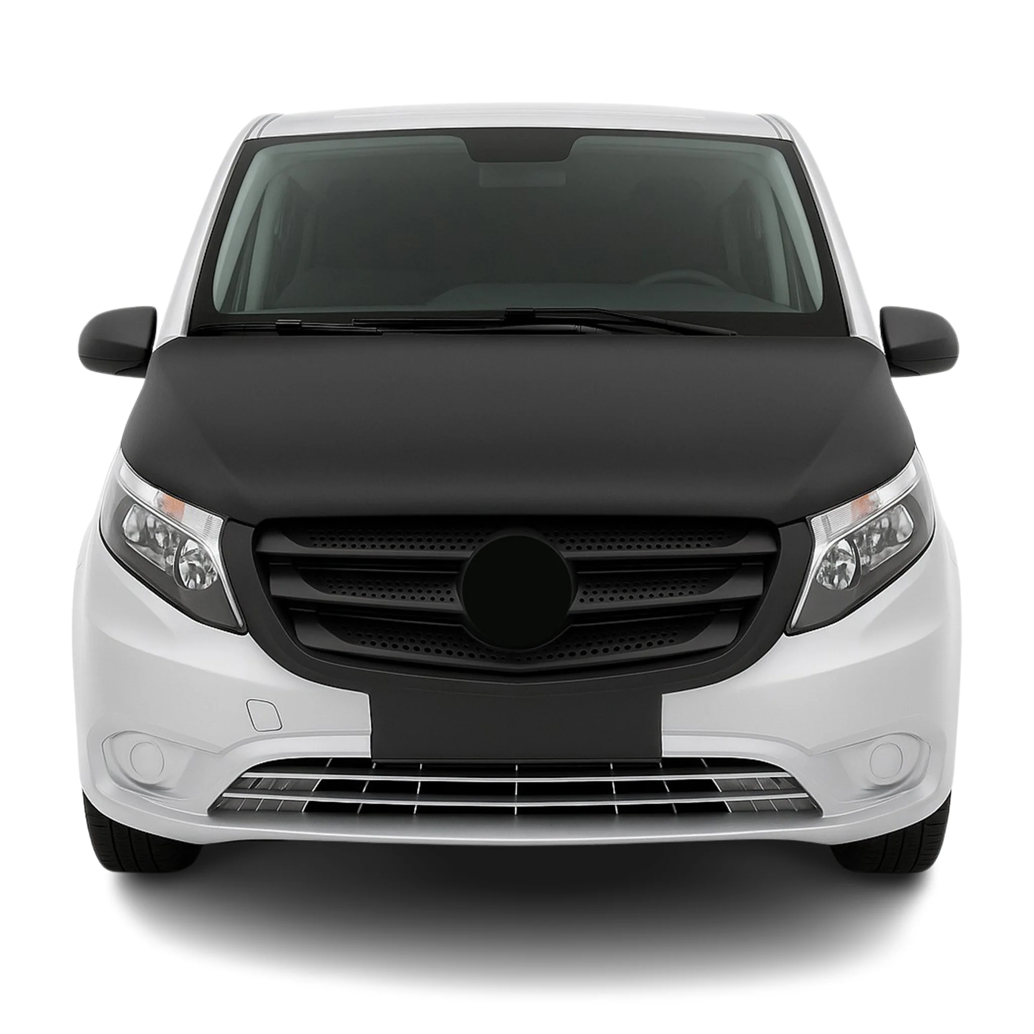 2016-2024 Mercedes Metris Car Bonnet Mask Hood Bra Vinyl Black 1Pc