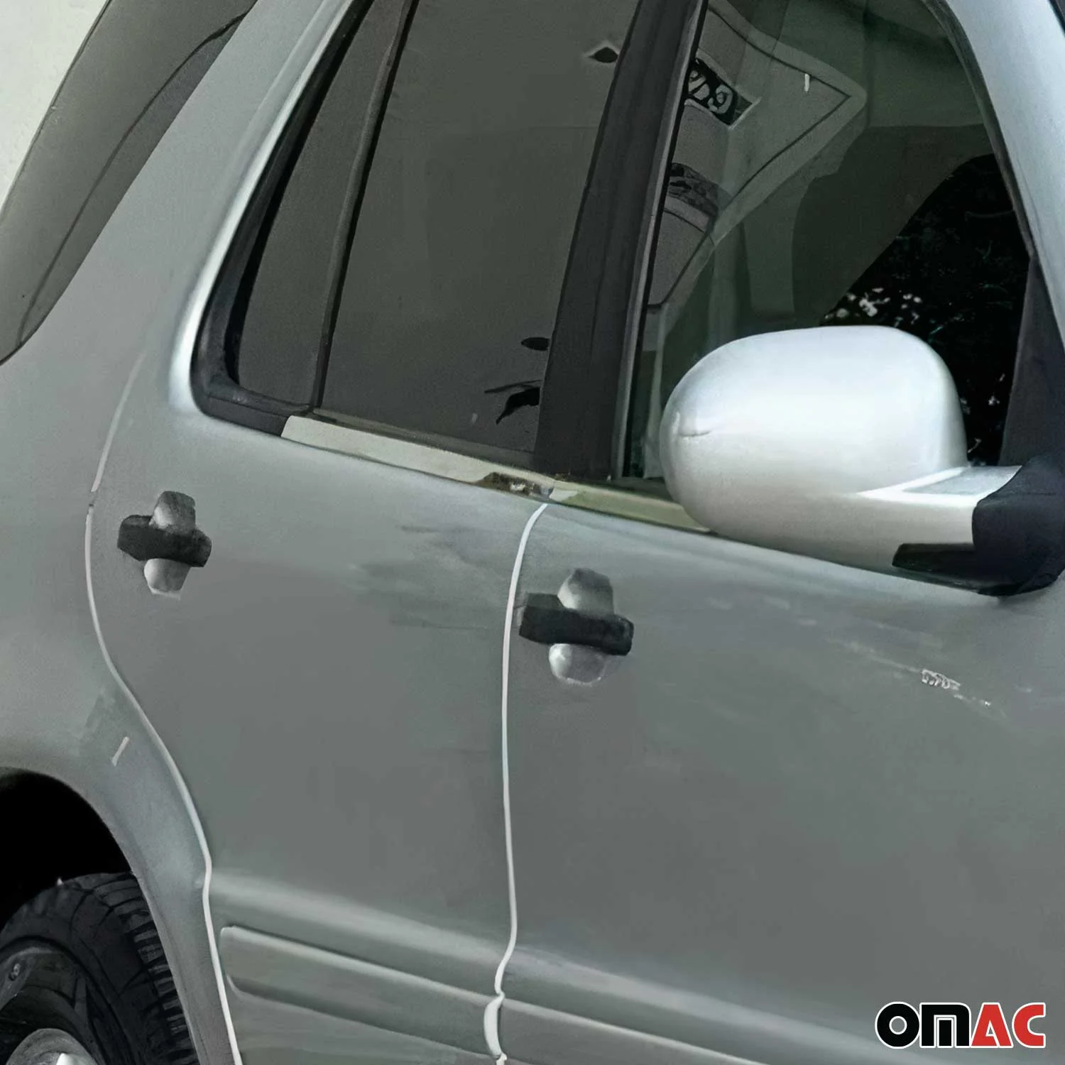 1997-2005 Mercedes M ML Class W163 Window Molding Trim Streamer S. Steel 4x - Image 6