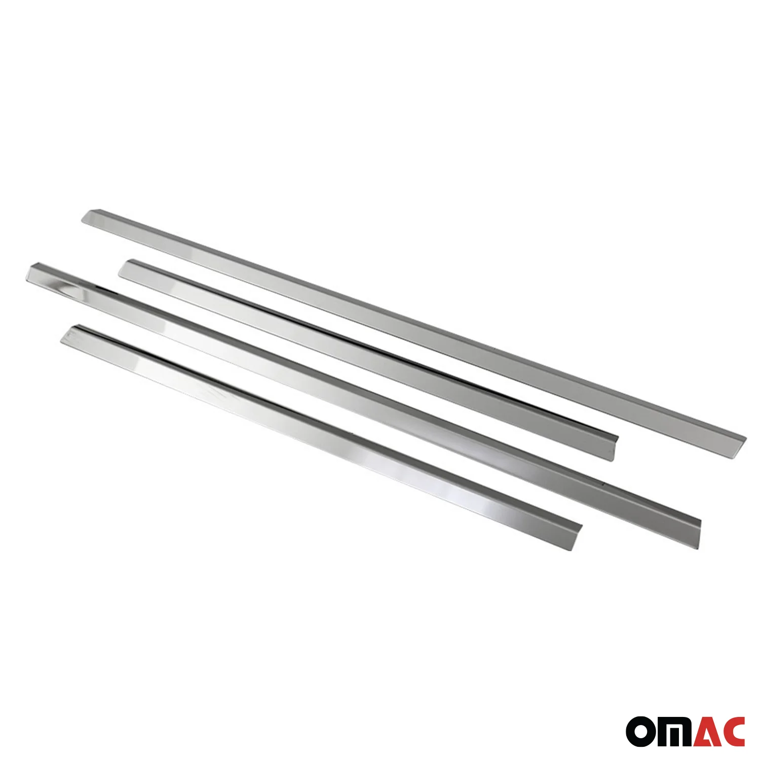 1997-2005 Mercedes M ML Class W163 Window Molding Trim Streamer S. Steel 4x - Image 7