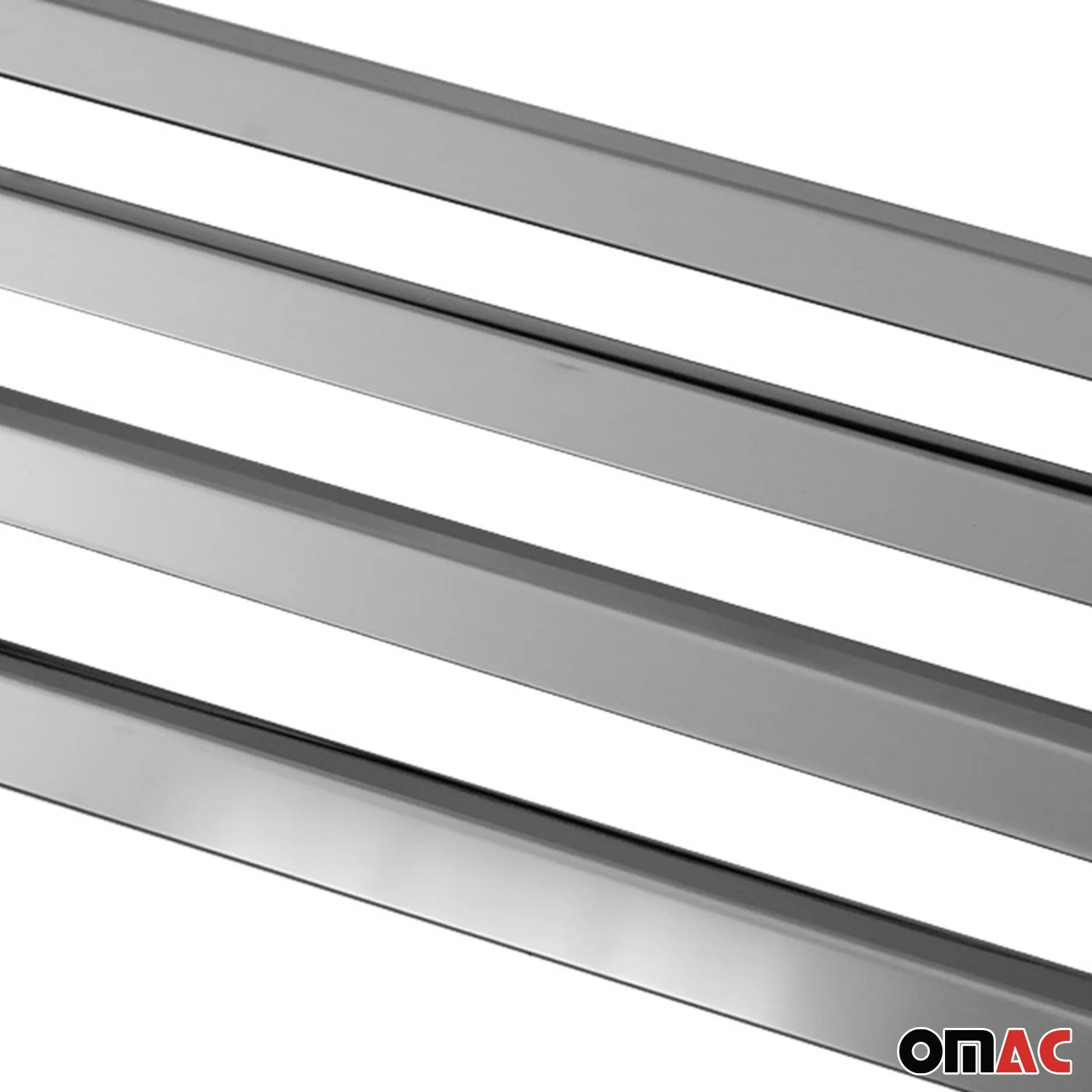 1997-2005 Mercedes M ML Class W163 Window Molding Trim Streamer S. Steel 4x - Image 8