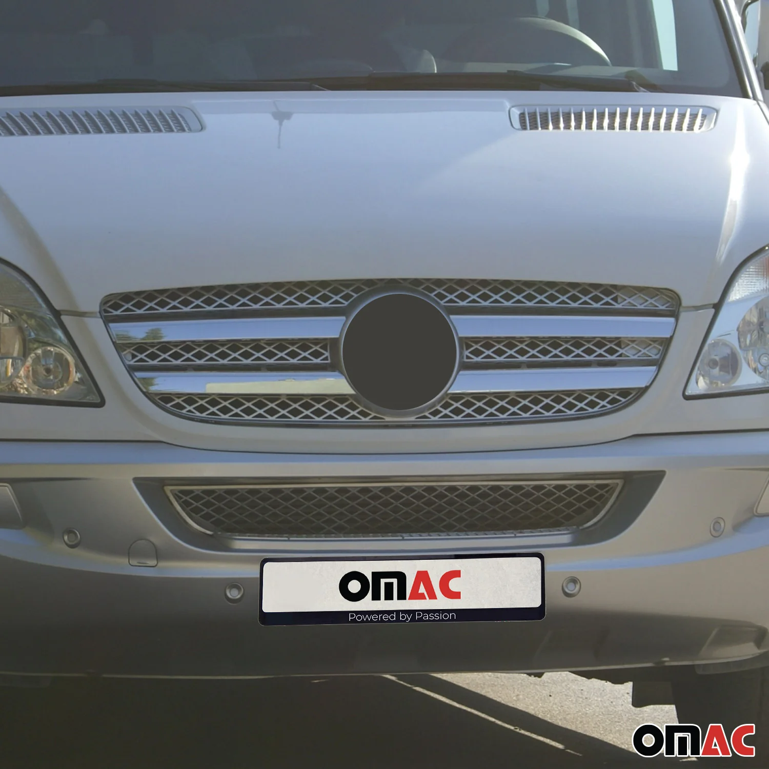 2006-2013 Mercedes Sprinter W906 Front Bumper Grill Trim Molding Stainless Steel 4x - Image 3