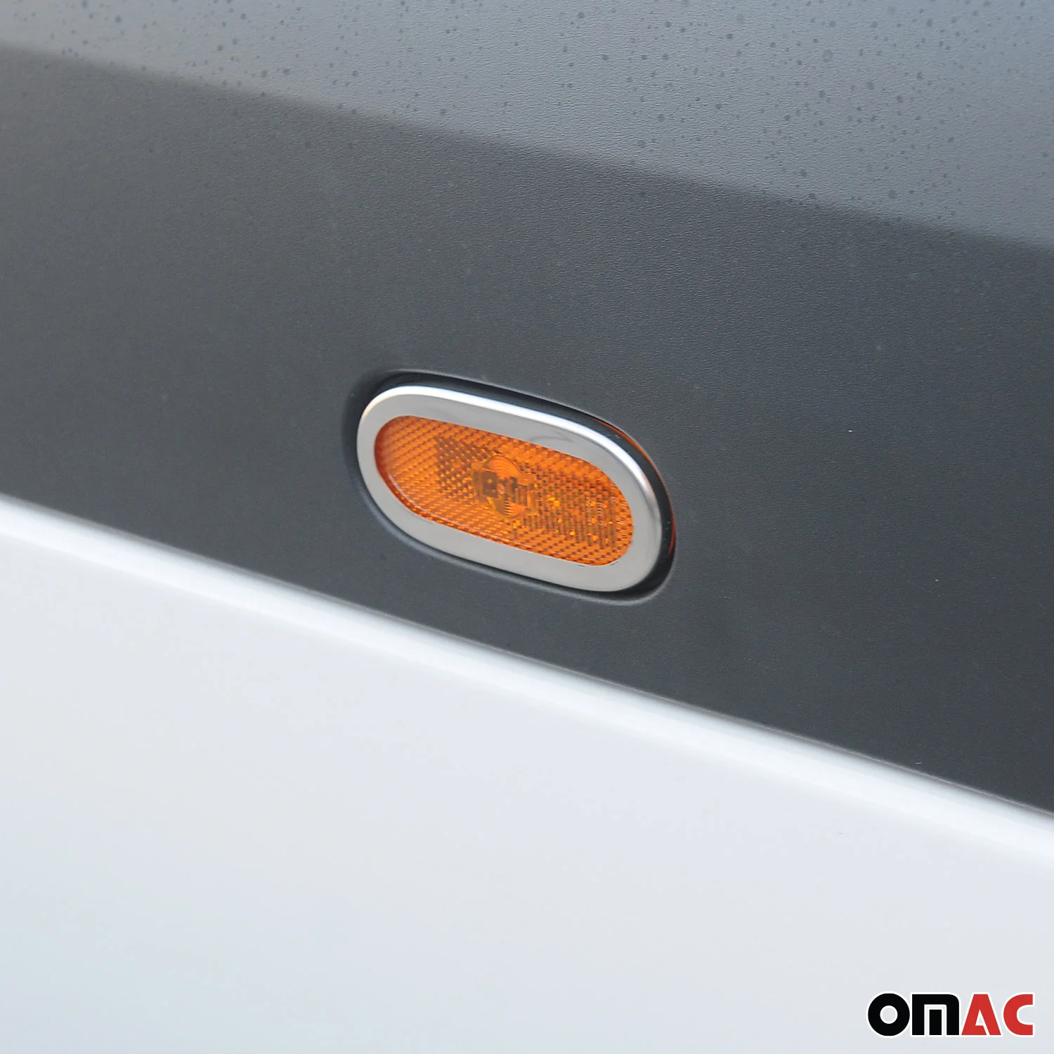 2006-2013 Mercedes Sprinter W906 Side Reflector Light Frame Silver Stainless Steel 6x - Image 5