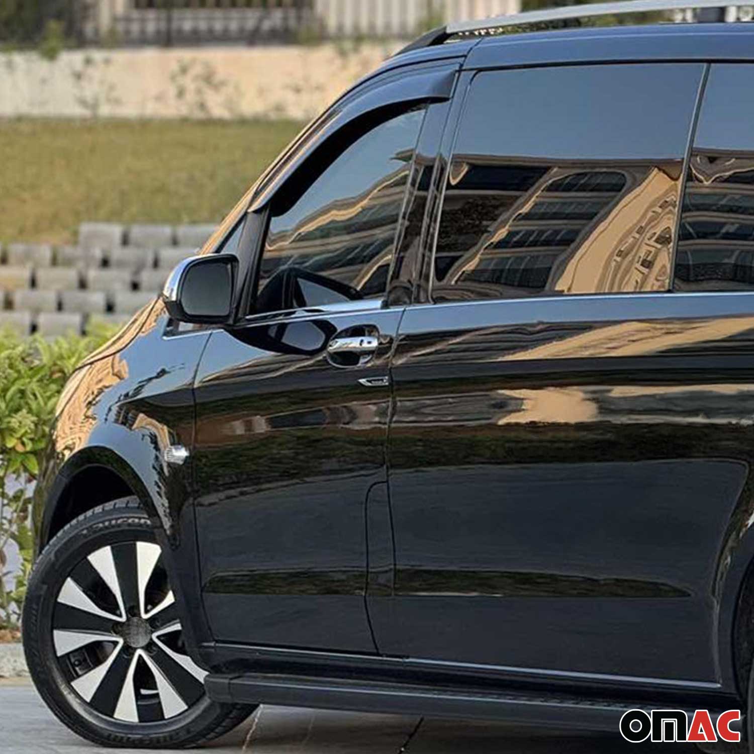2016-2024 Mercedes Metris Car Door Handle Cover Protector Stainless Steel 8x - Image 3