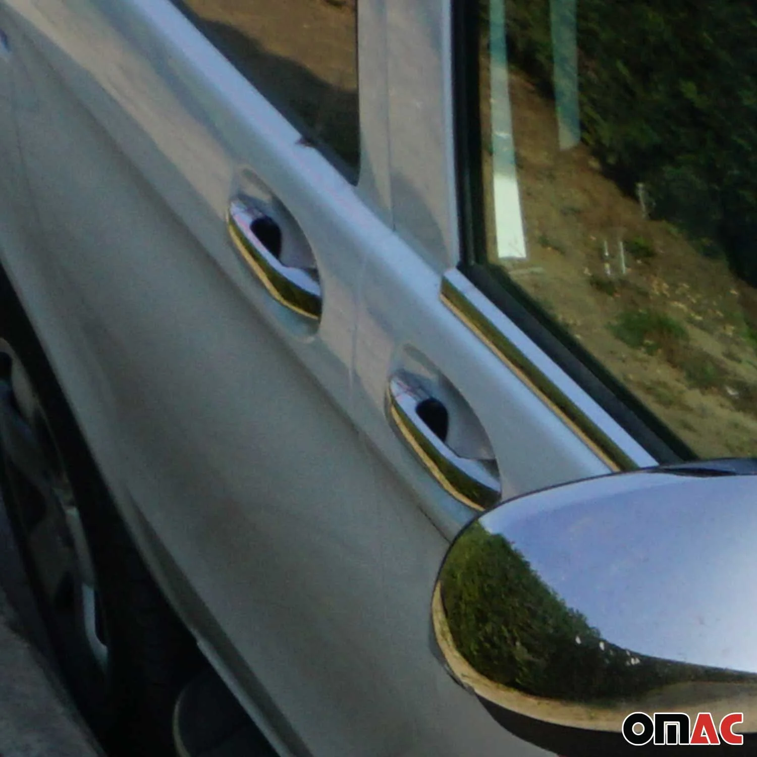 2016-2024 Mercedes Metris Car Door Handle Cover Protector Keyless Stainless Steel 8x - Image 3