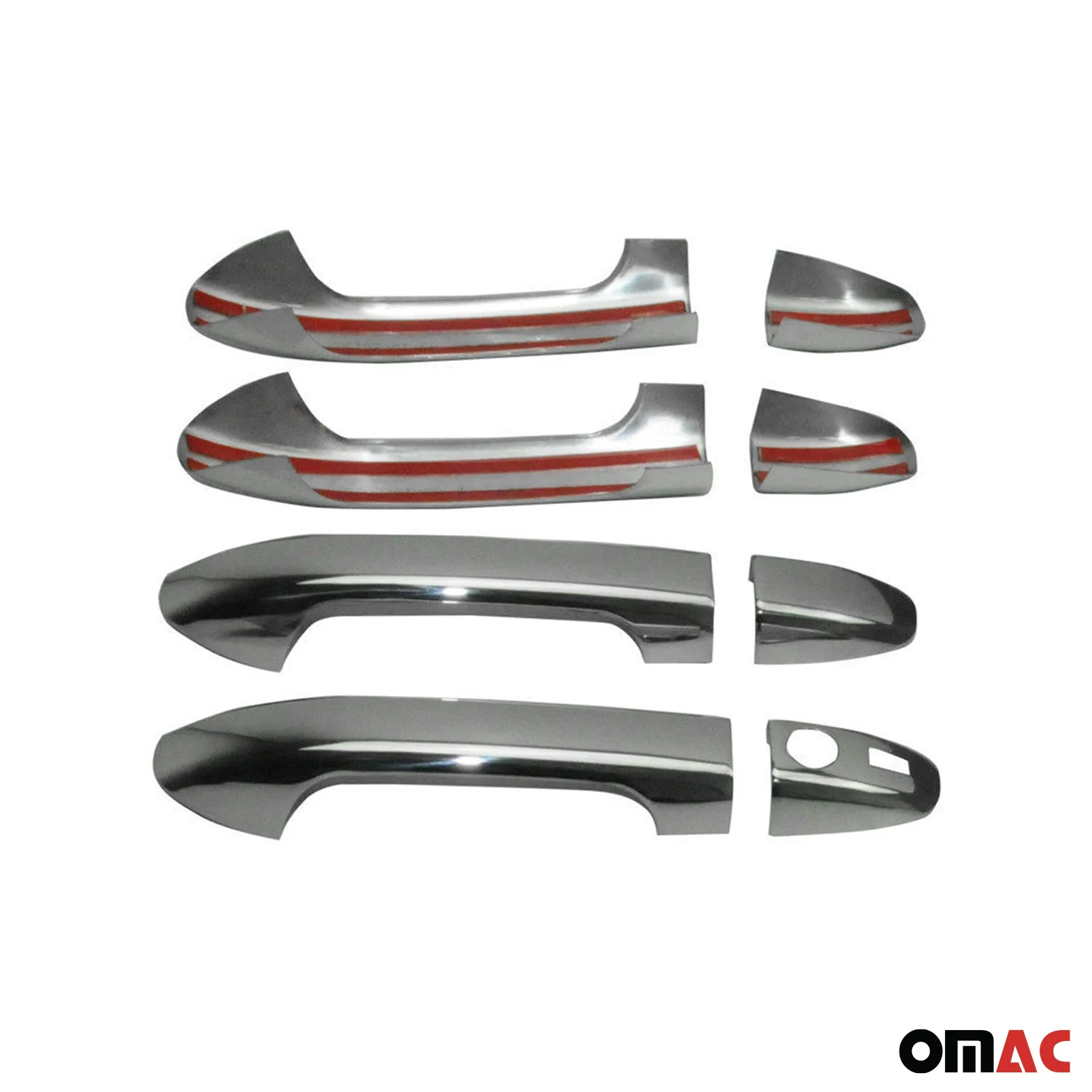 2016-2024 Mercedes Metris Car Door Handle Cover Protector Keyless Stainless Steel 8x - Image 5