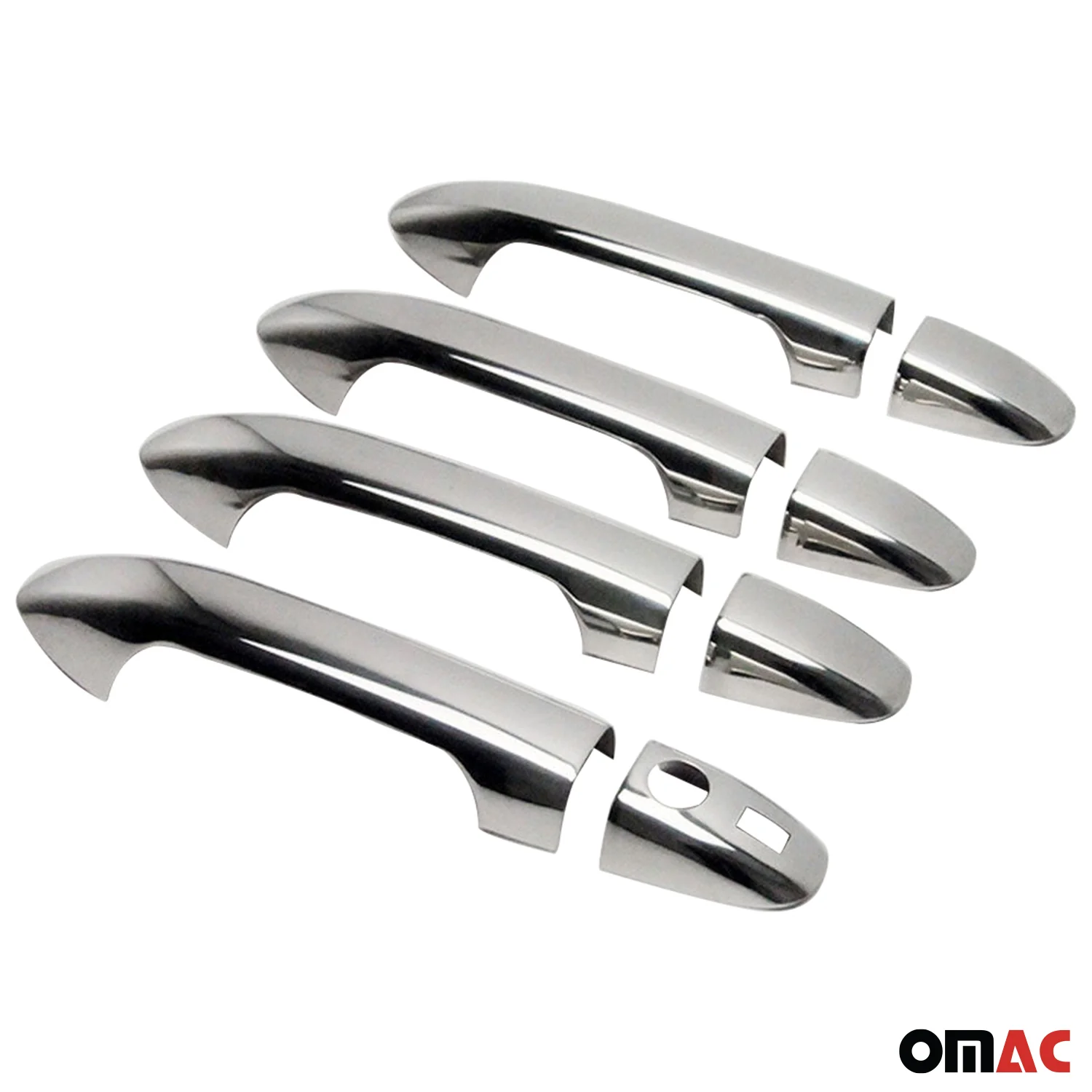 2016-2024 Mercedes Metris Car Door Handle Cover Protector Keyless Stainless Steel 8x - Image 7