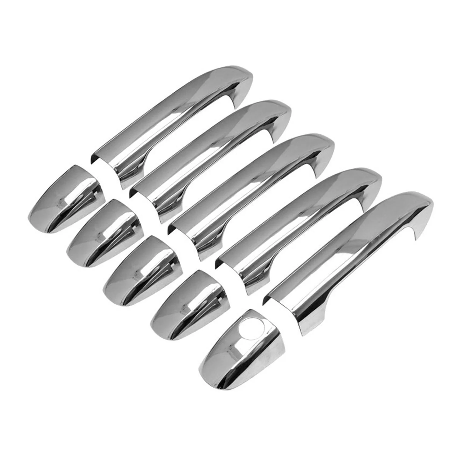 2016-2024 Mercedes Metris Car Door Handle Cover Protector S. Steel 10x - Image 6