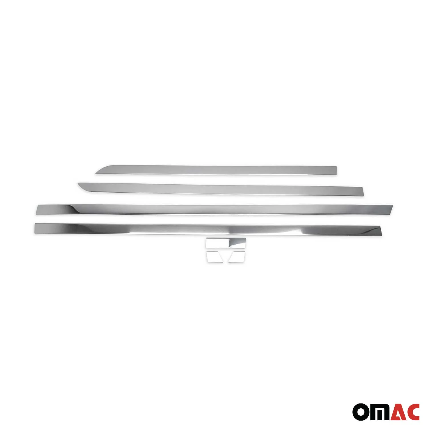 2016-2024 Mercedes Metris Short WB Side Door Molding Trim Skirt Garnish Stainless Steel - Image 7