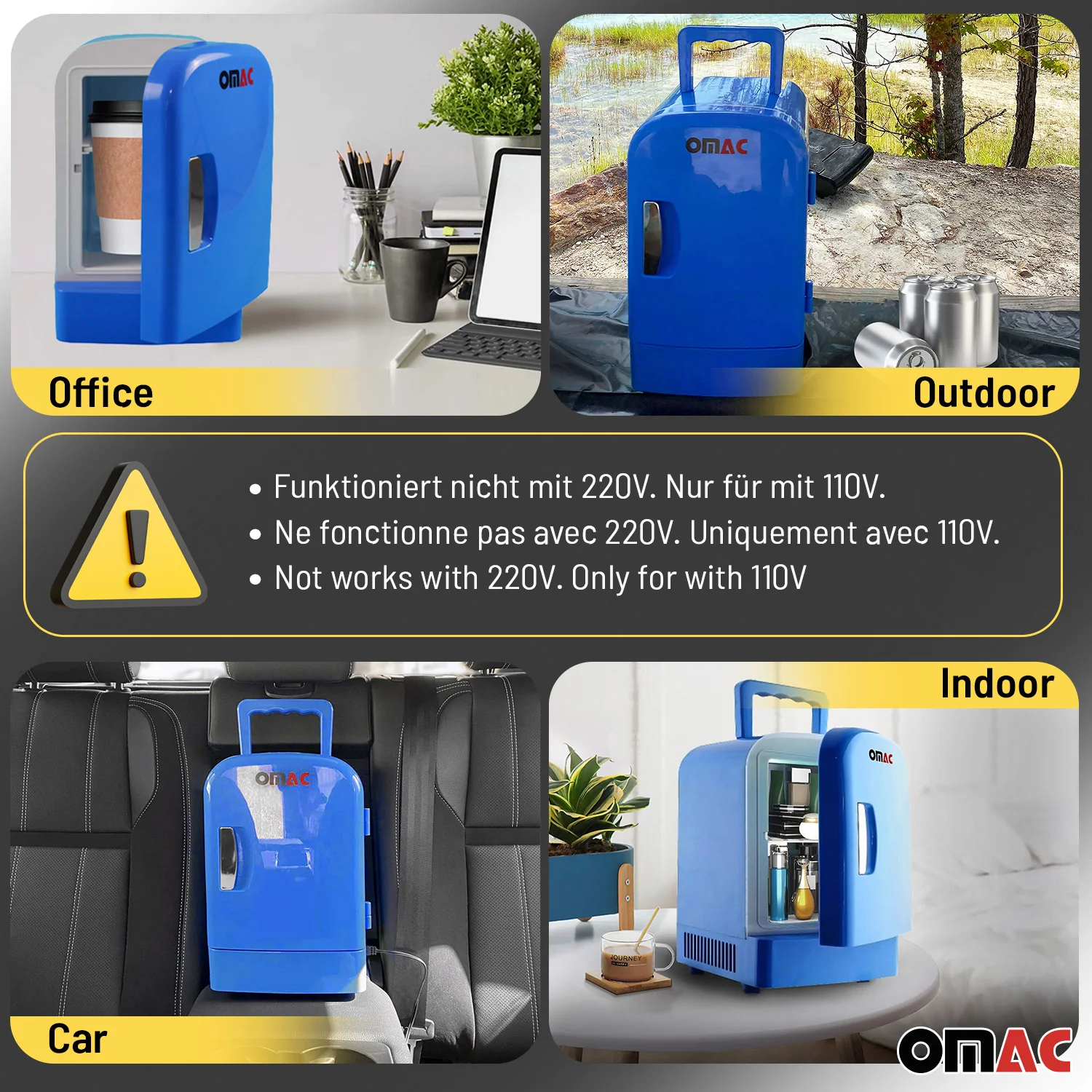 Mini Fridge 4L Portable Car Freezer Cooler Warmer Truck Travel 12V Refrigerator - Image 4