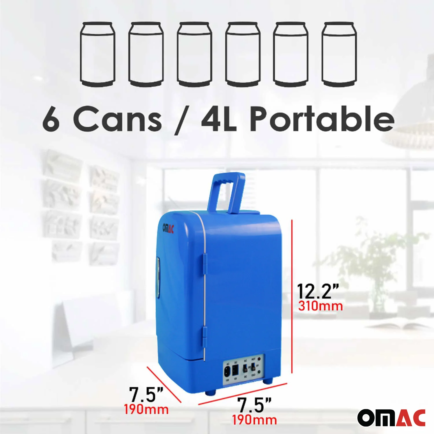Mini Fridge 4L Portable Car Freezer Cooler Warmer Truck Travel 12V Refrigerator - Image 6