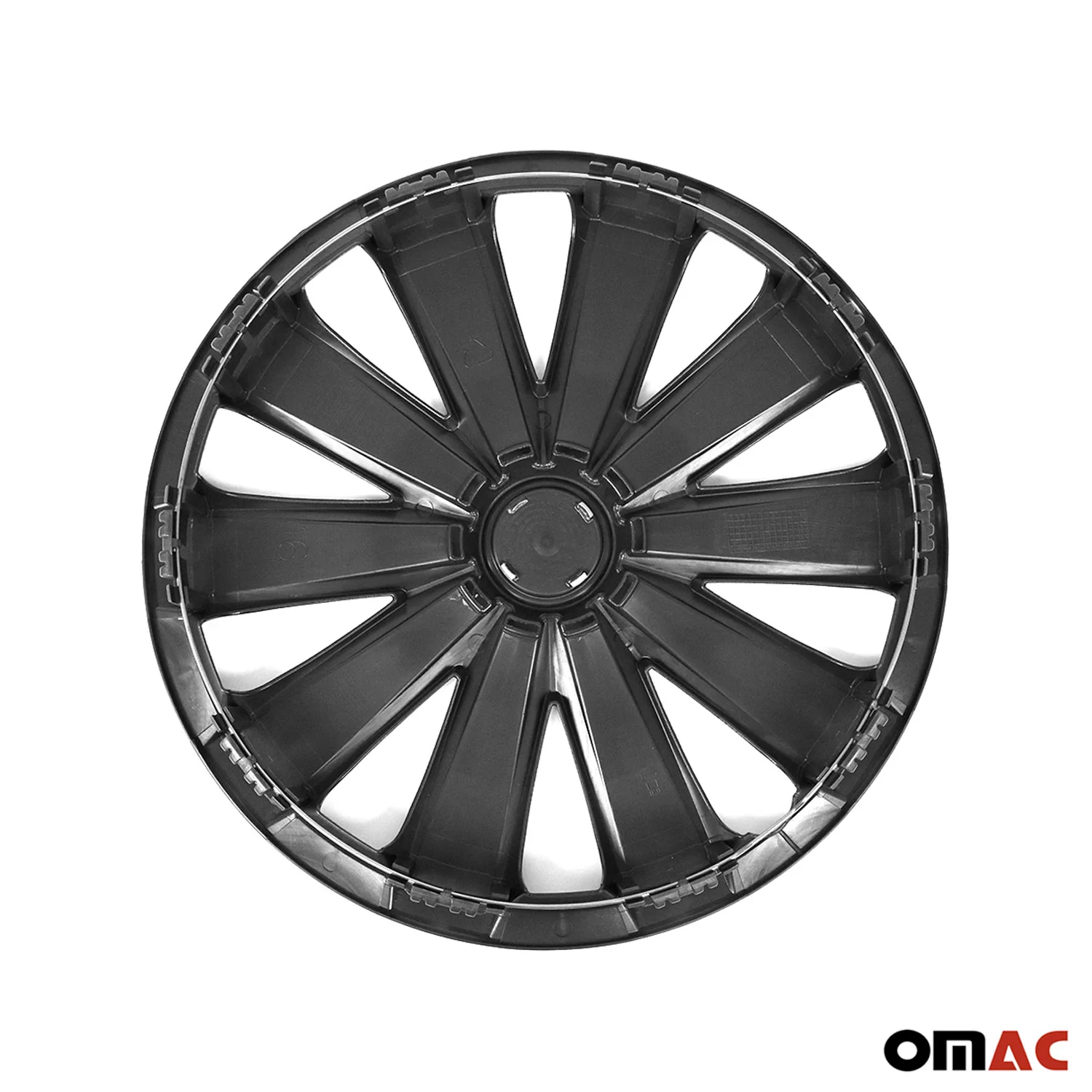 Nevada Hub Caps Wheel Cover 16" Black Full Set 4 pcs. - Image 9