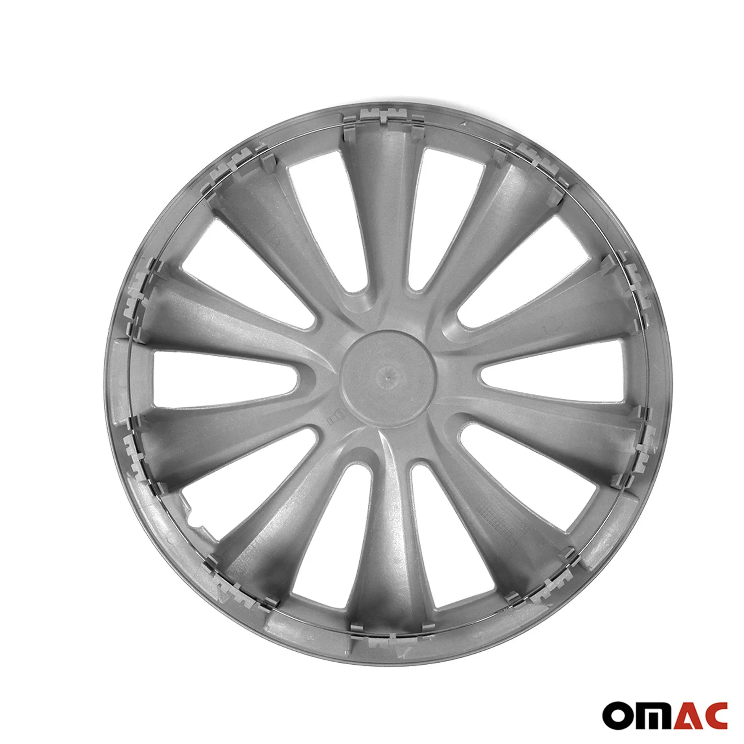 New York Hub Caps Wheel Cover 16" Silver Full Set 4 pcs. - Image 9