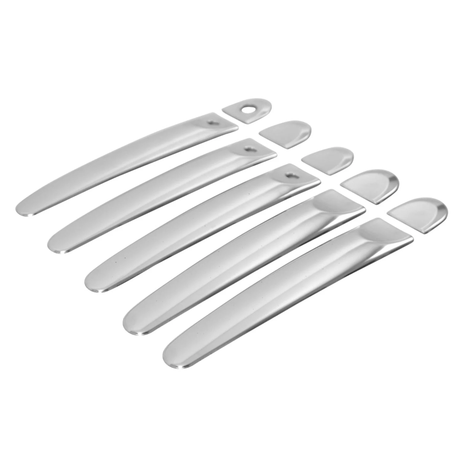 2009-2014 Nissan Cube Car Door Handle Cover Protector Stainless Steel Chrome Sensor - Image 7