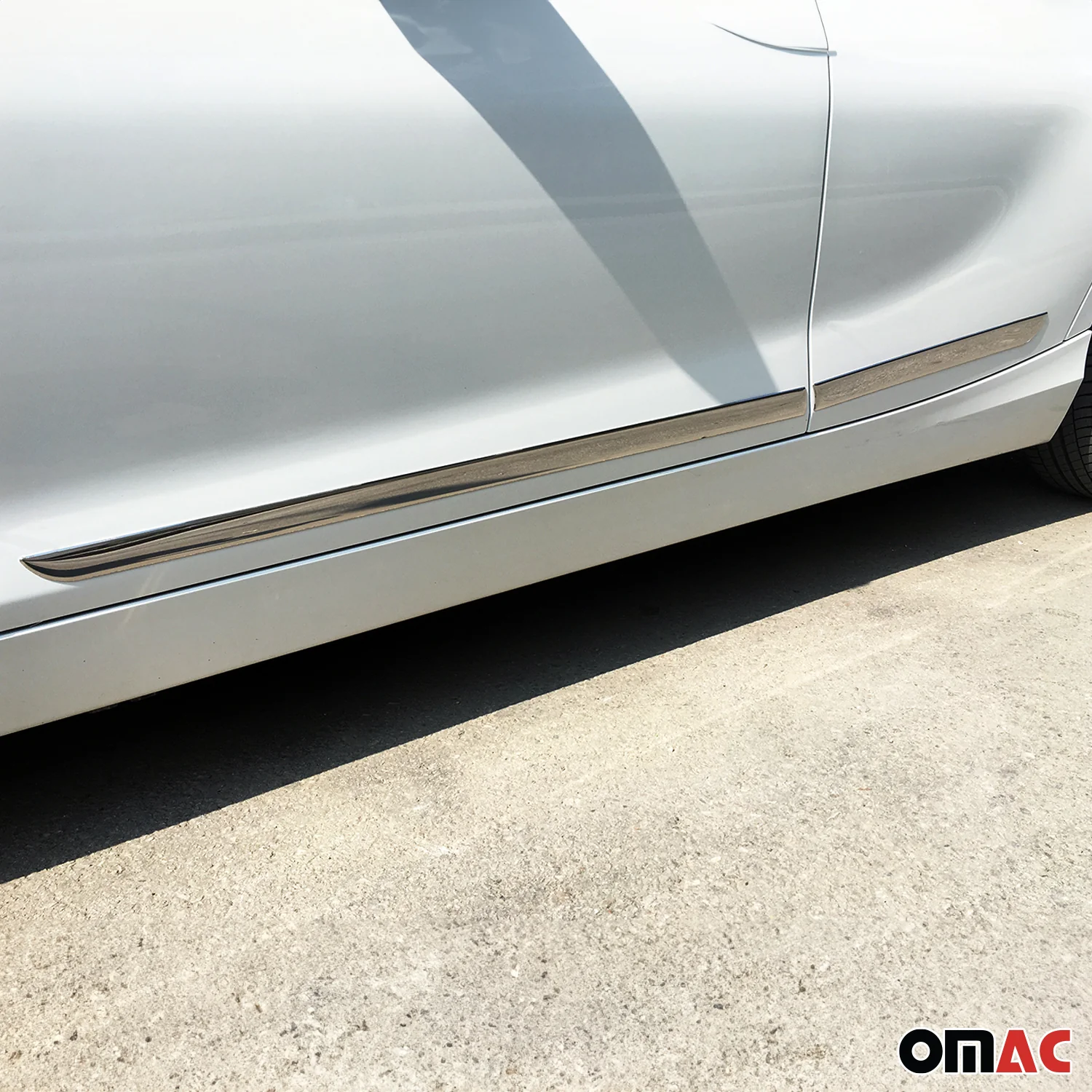 2005-2021 Nissan Frontier Extended Cab Side Door Molding Trim Skirt Garnish Stainless Steel Gloss 4Pcs - Image 8