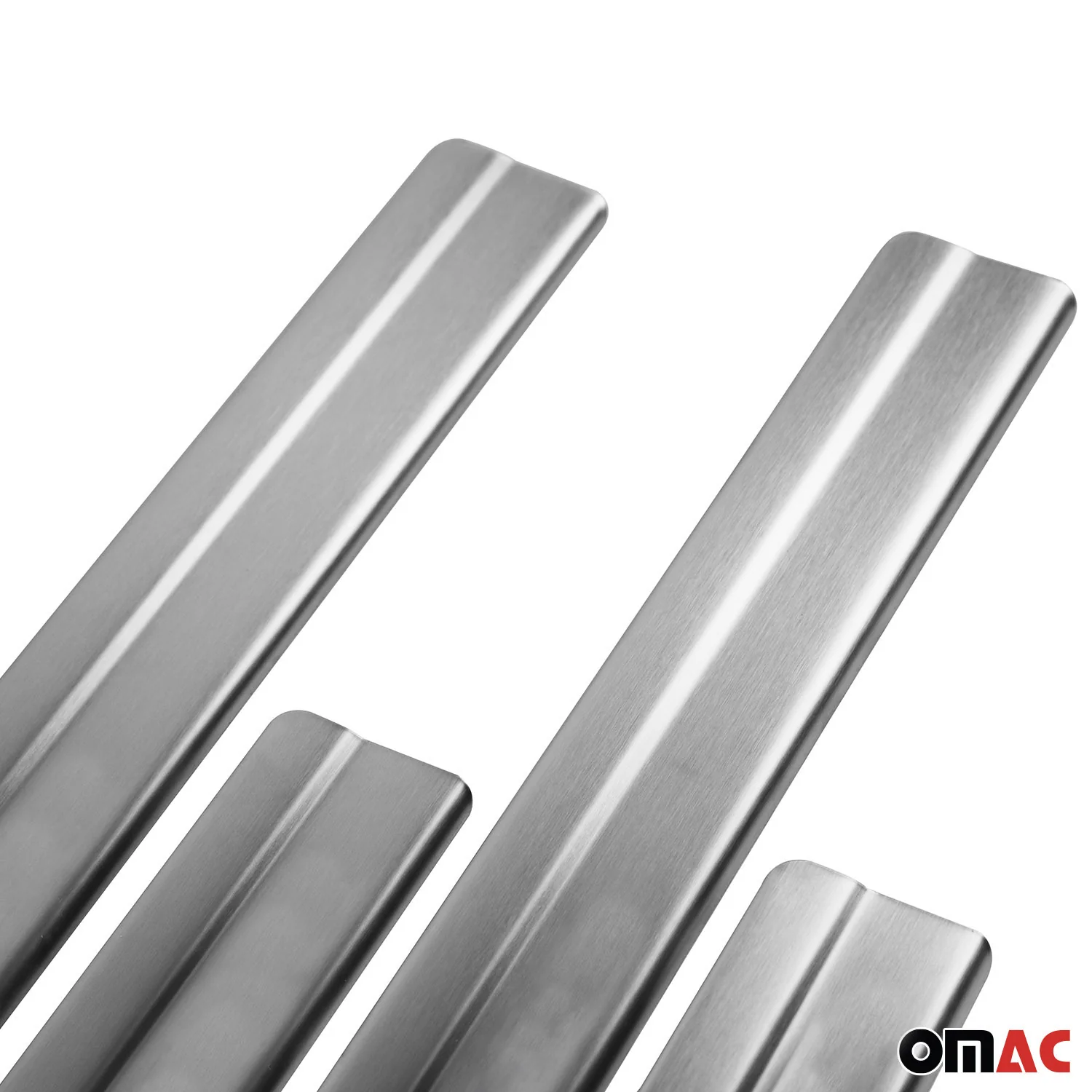 2018-2024 Nissan Kicks Door Sill Scuff Plate Scratch Protector Stainless Steel 4x - Image 6