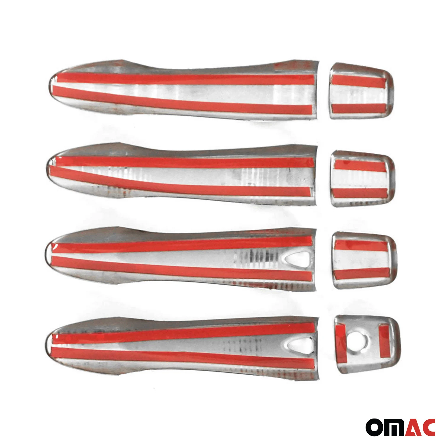 2017-2022 Nissan Rogue Sport Car Door Handle Cover Protector Stainless Steel Chrome 8 Pcs - Image 5