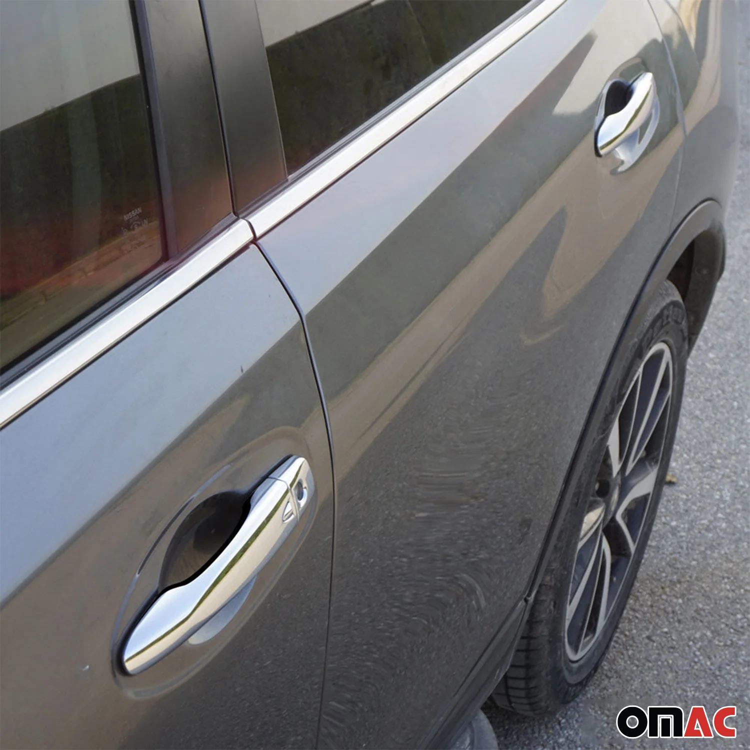 2017-2022 Nissan Rogue Sport Car Door Handle Cover Protector Stainless Steel Chrome 8 Pcs - Image 6